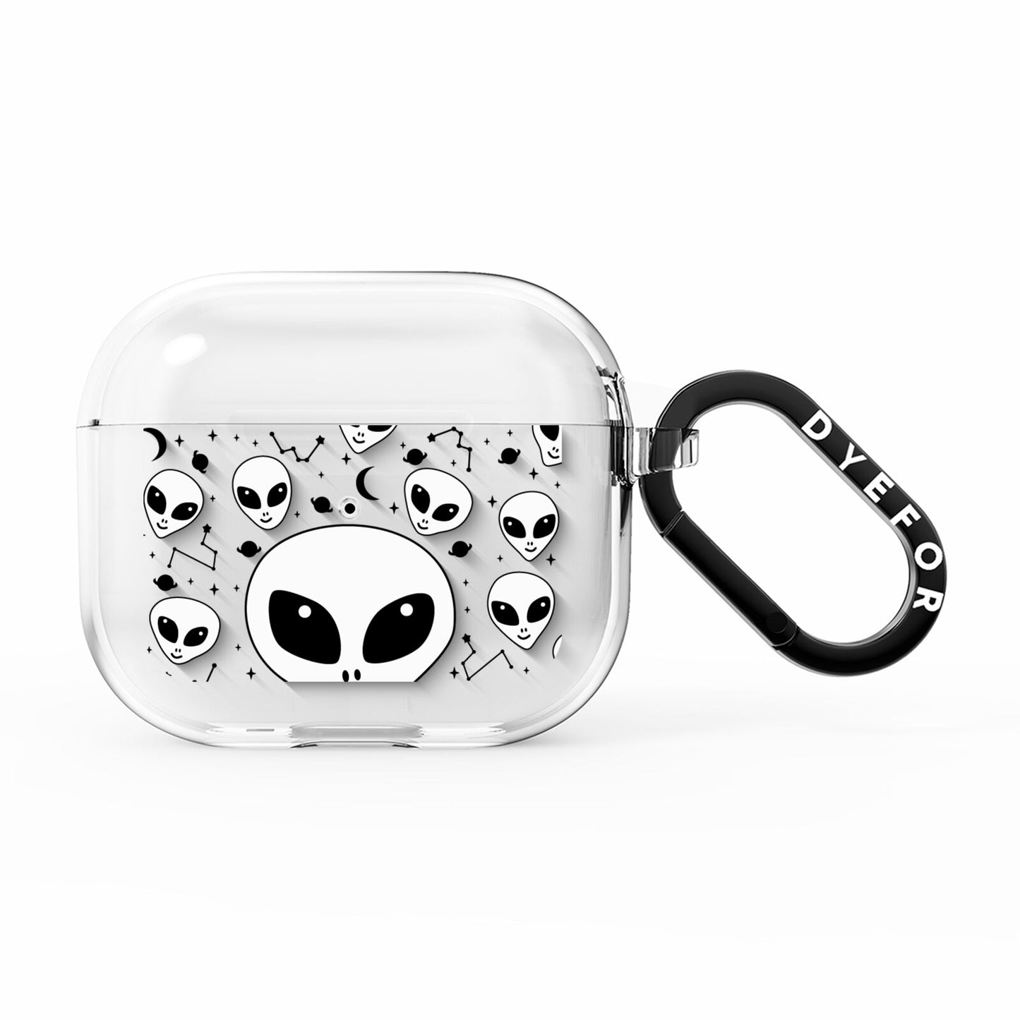 Grey Aliens Constellation AirPods Clear Case 3rd Gen