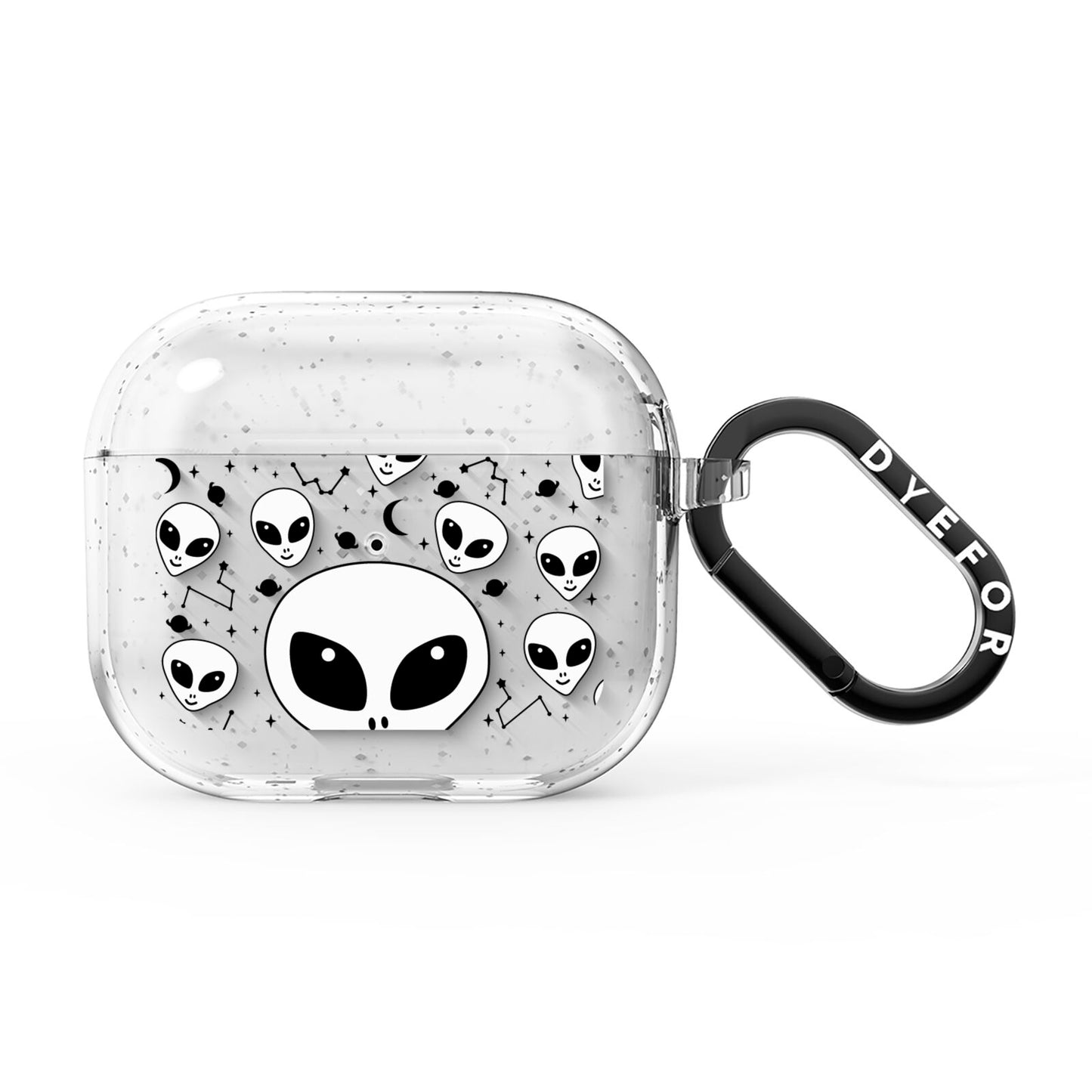 Grey Aliens Constellation AirPods Glitter Case 3rd Gen