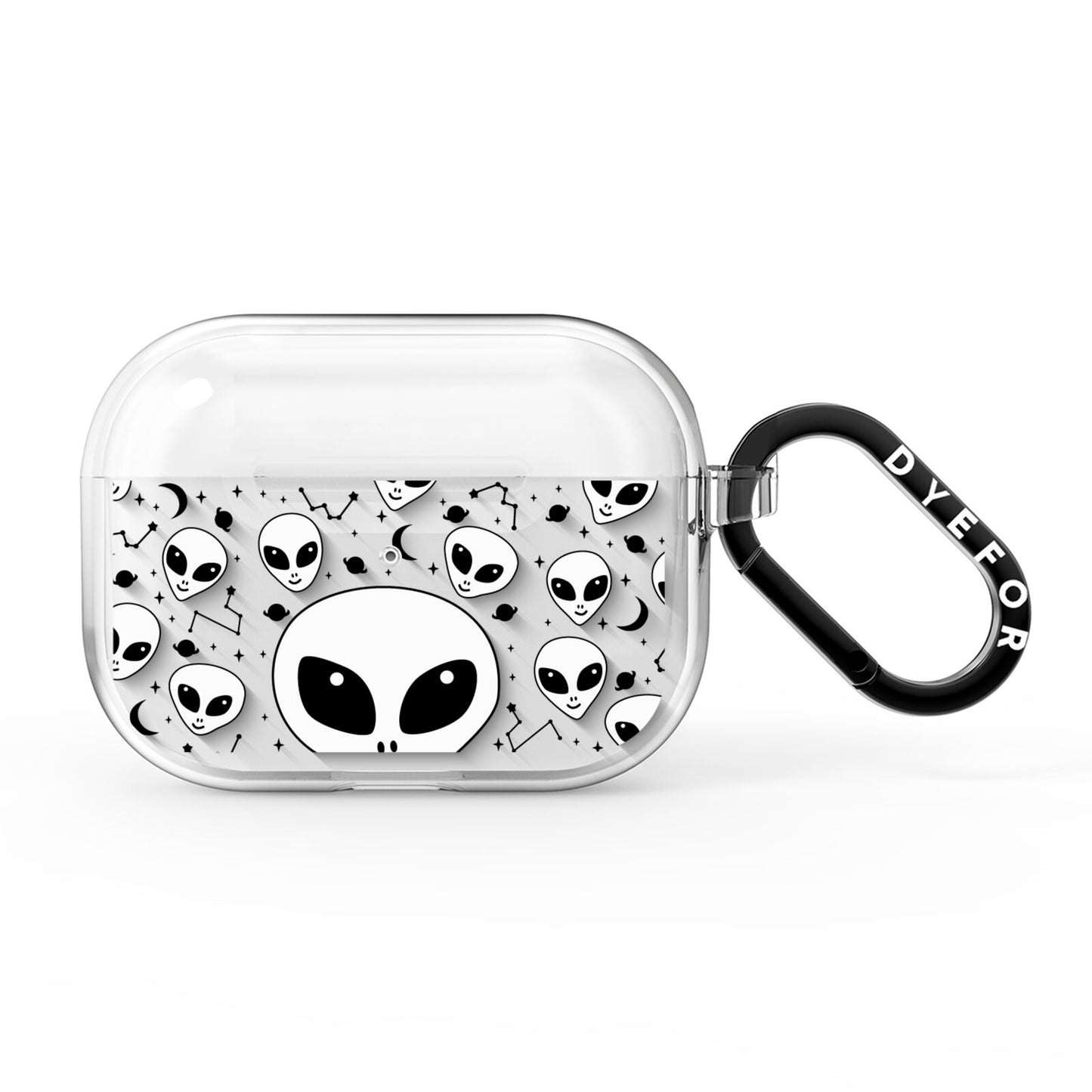 Grey Aliens Constellation AirPods Pro Clear Case