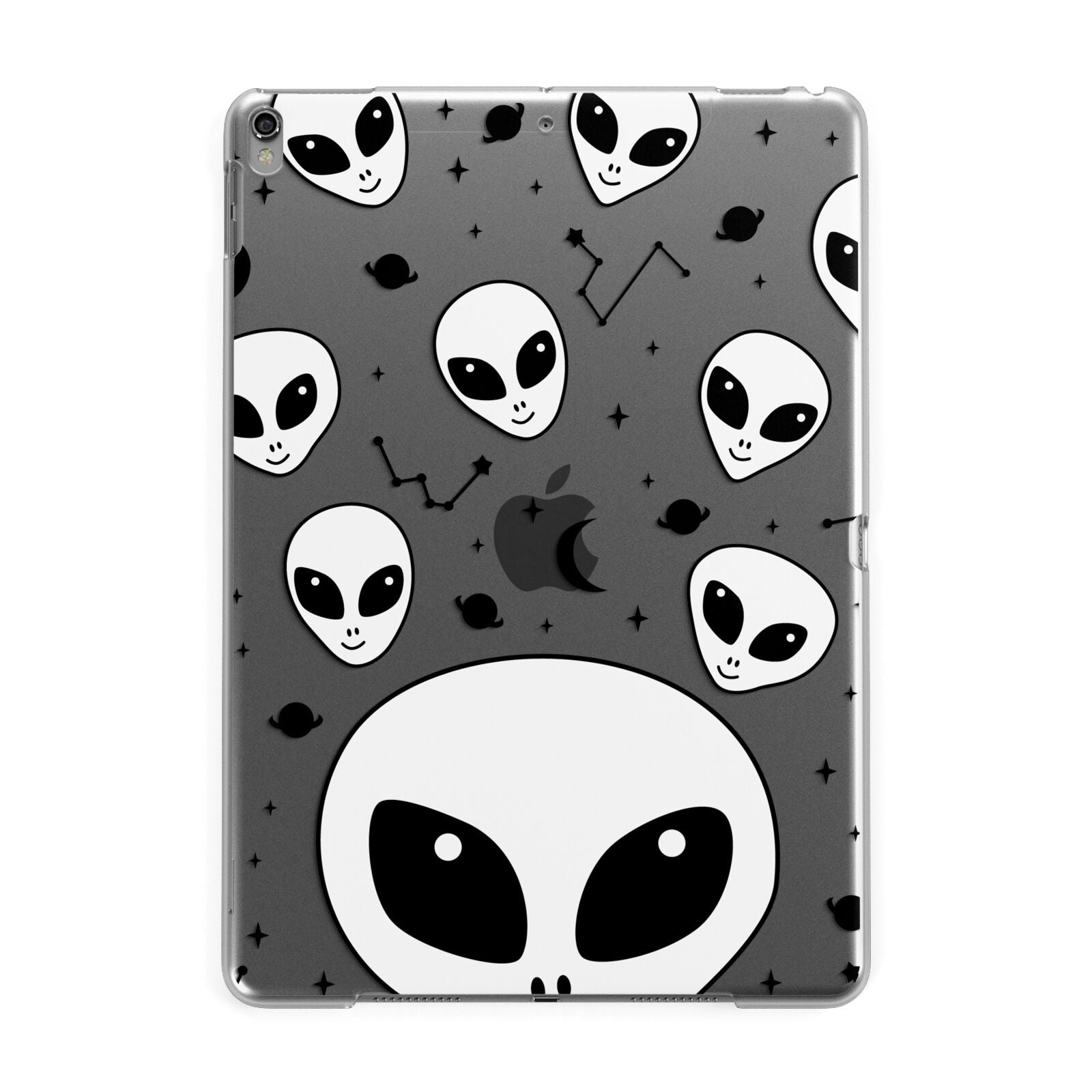 Grey Aliens Constellation Apple iPad Grey Case