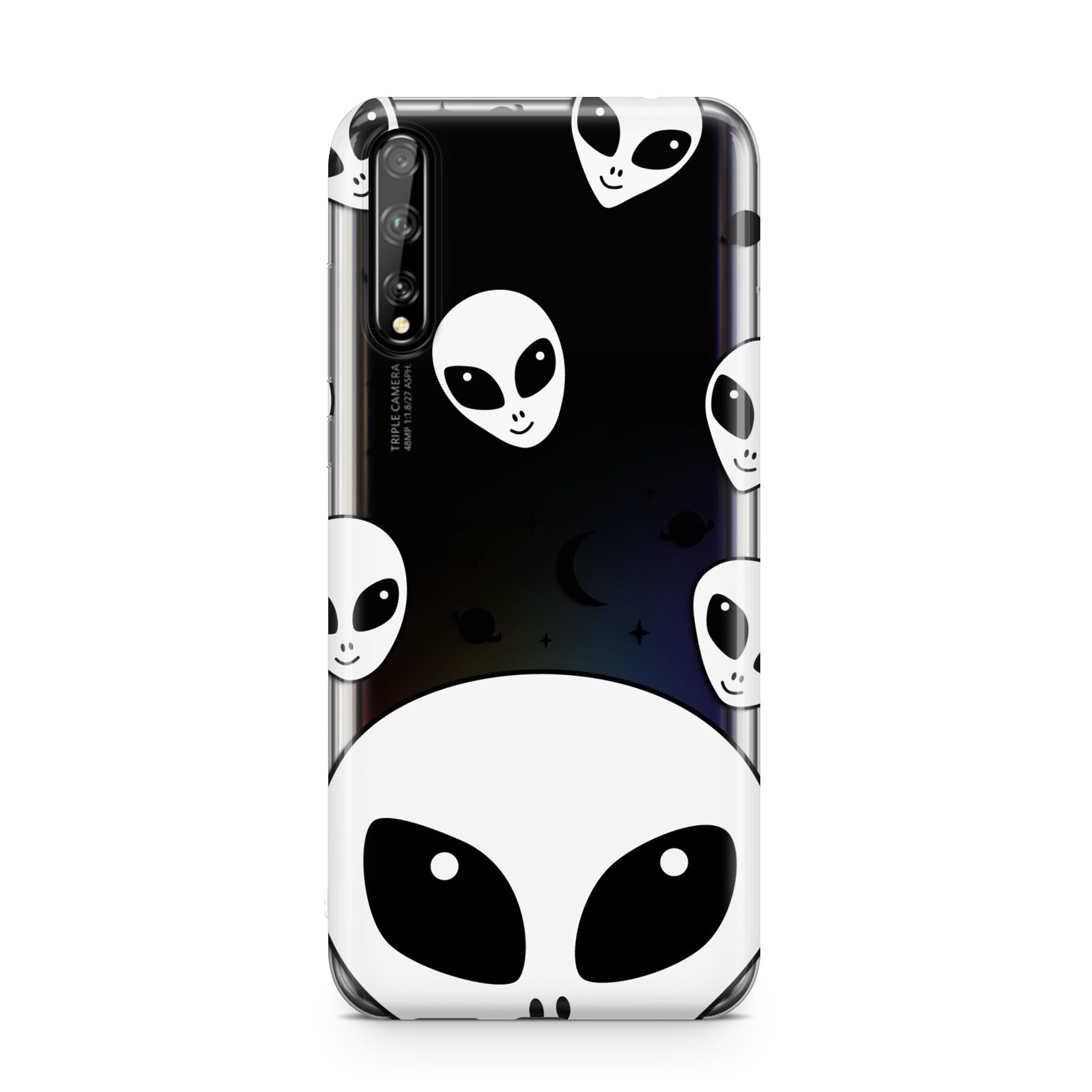 Grey Aliens Constellation Huawei Enjoy 10s Phone Case