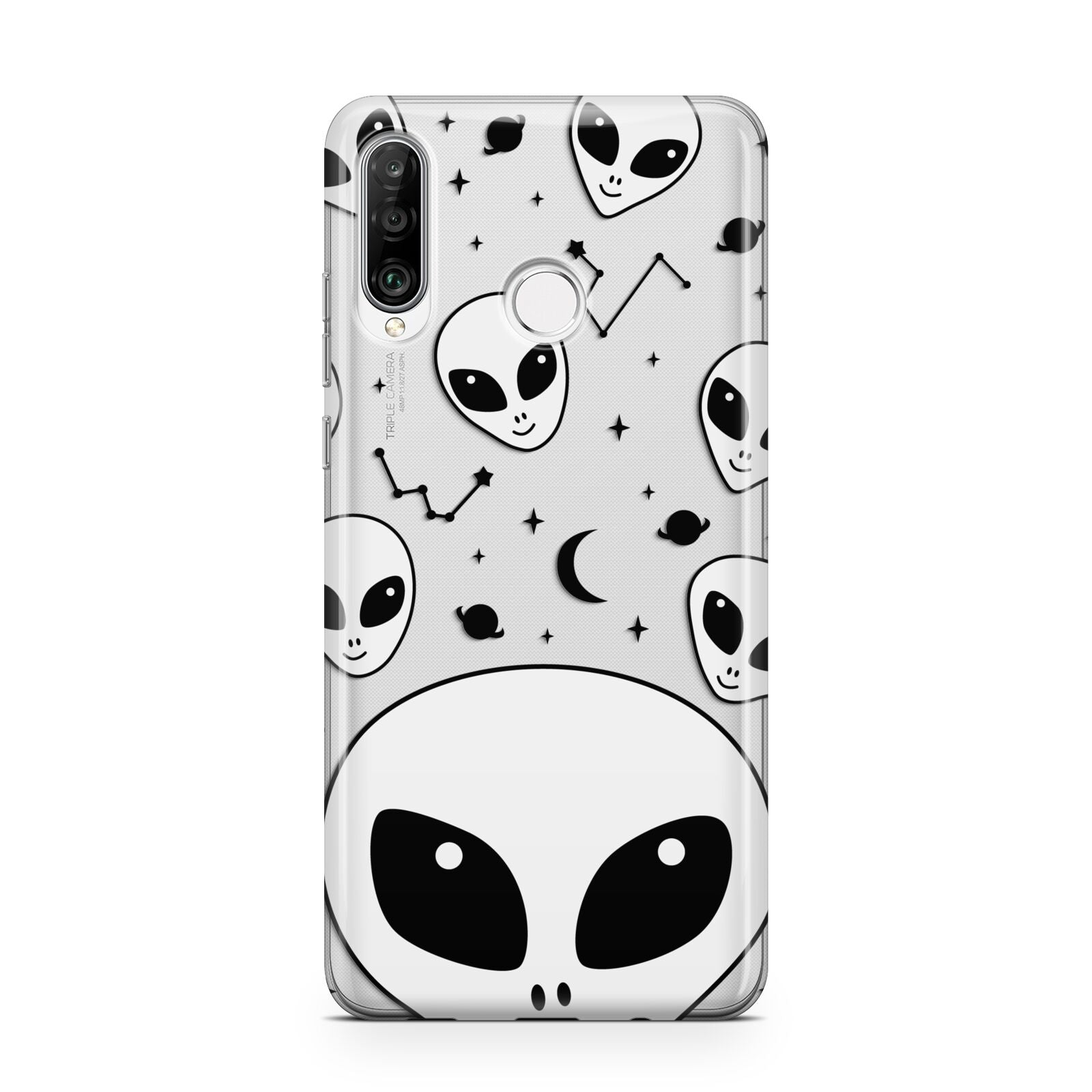 Grey Aliens Constellation Huawei P30 Lite Phone Case