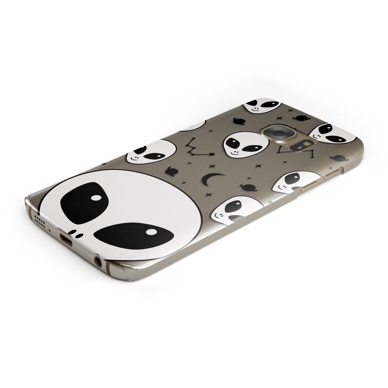 Grey Aliens Constellation Samsung Galaxy Case Bottom Cutout