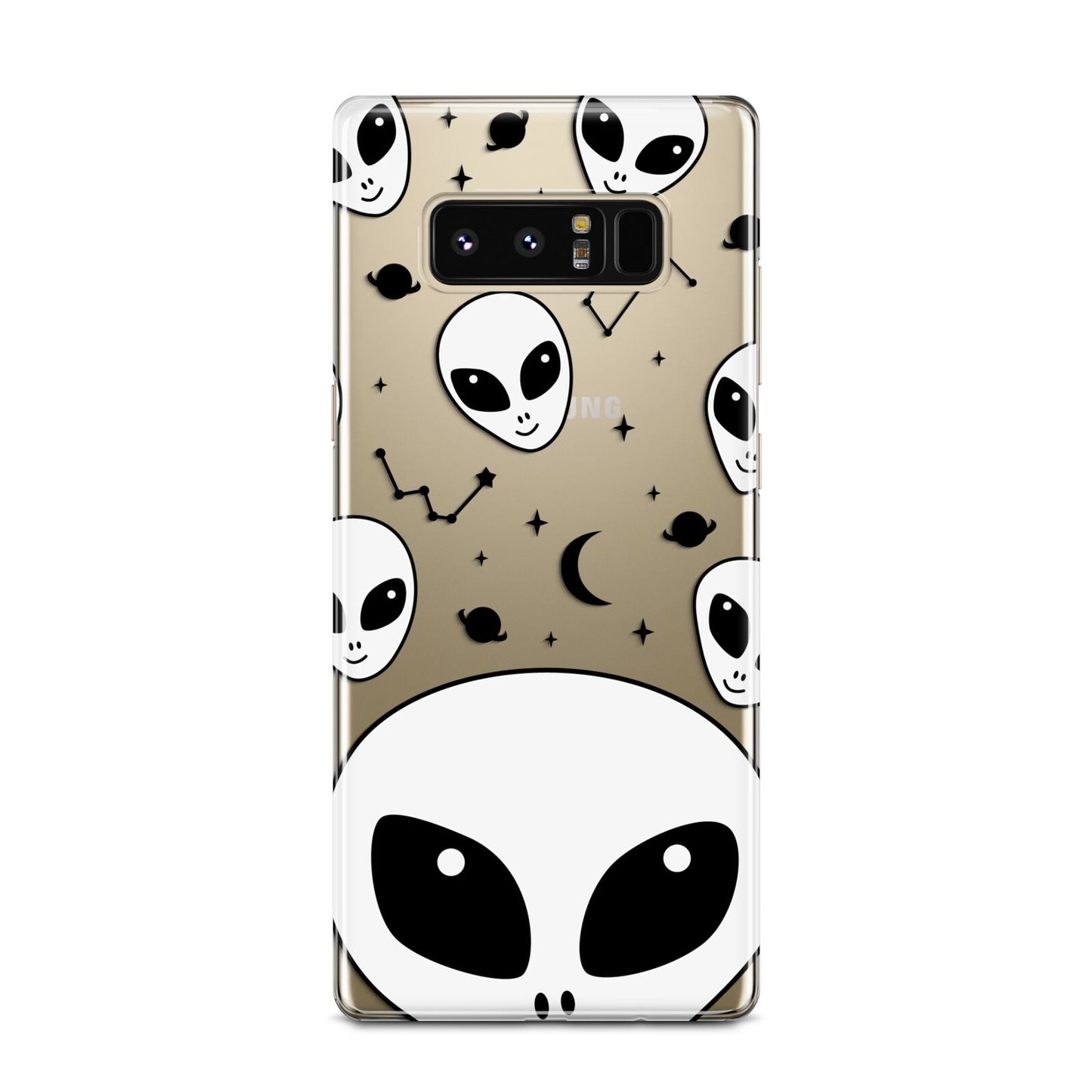 Grey Aliens Constellation Samsung Galaxy Note 8 Case