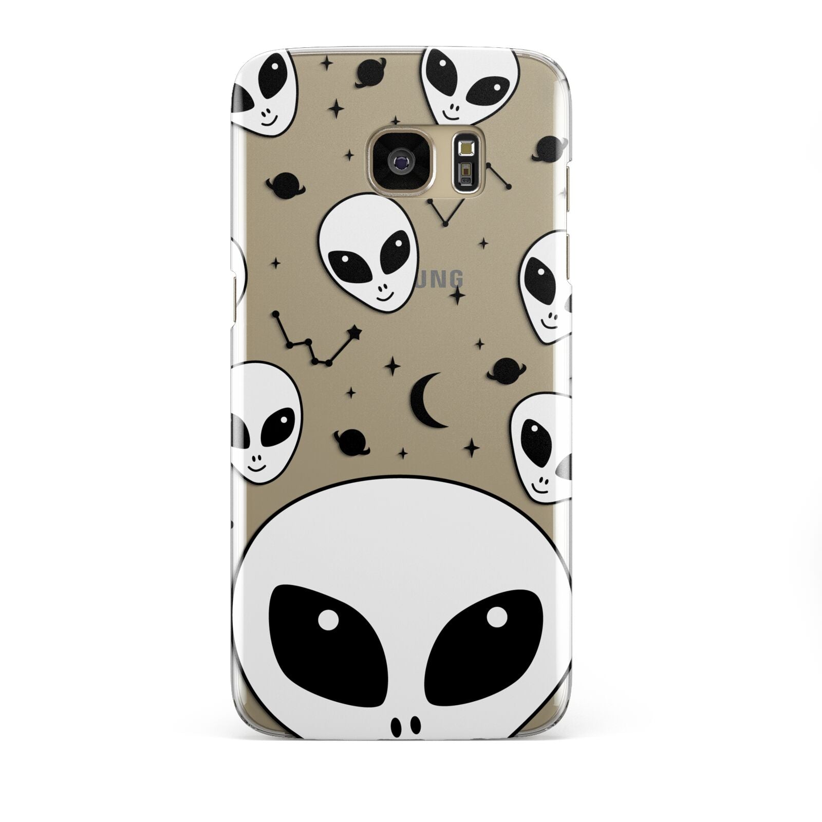 Grey Aliens Constellation Samsung Galaxy S7 Edge Case