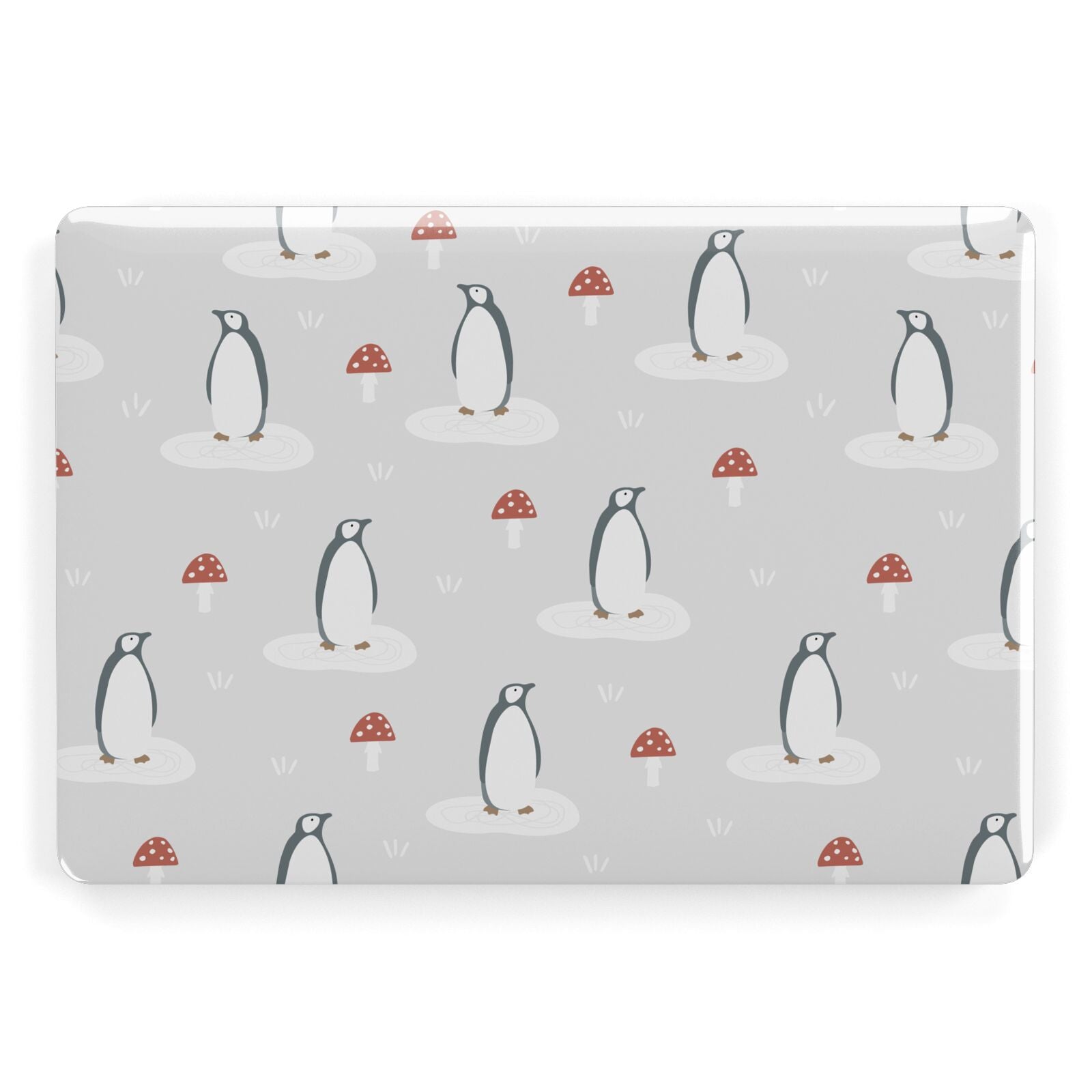 Grey Penguin Forest Apple MacBook Case