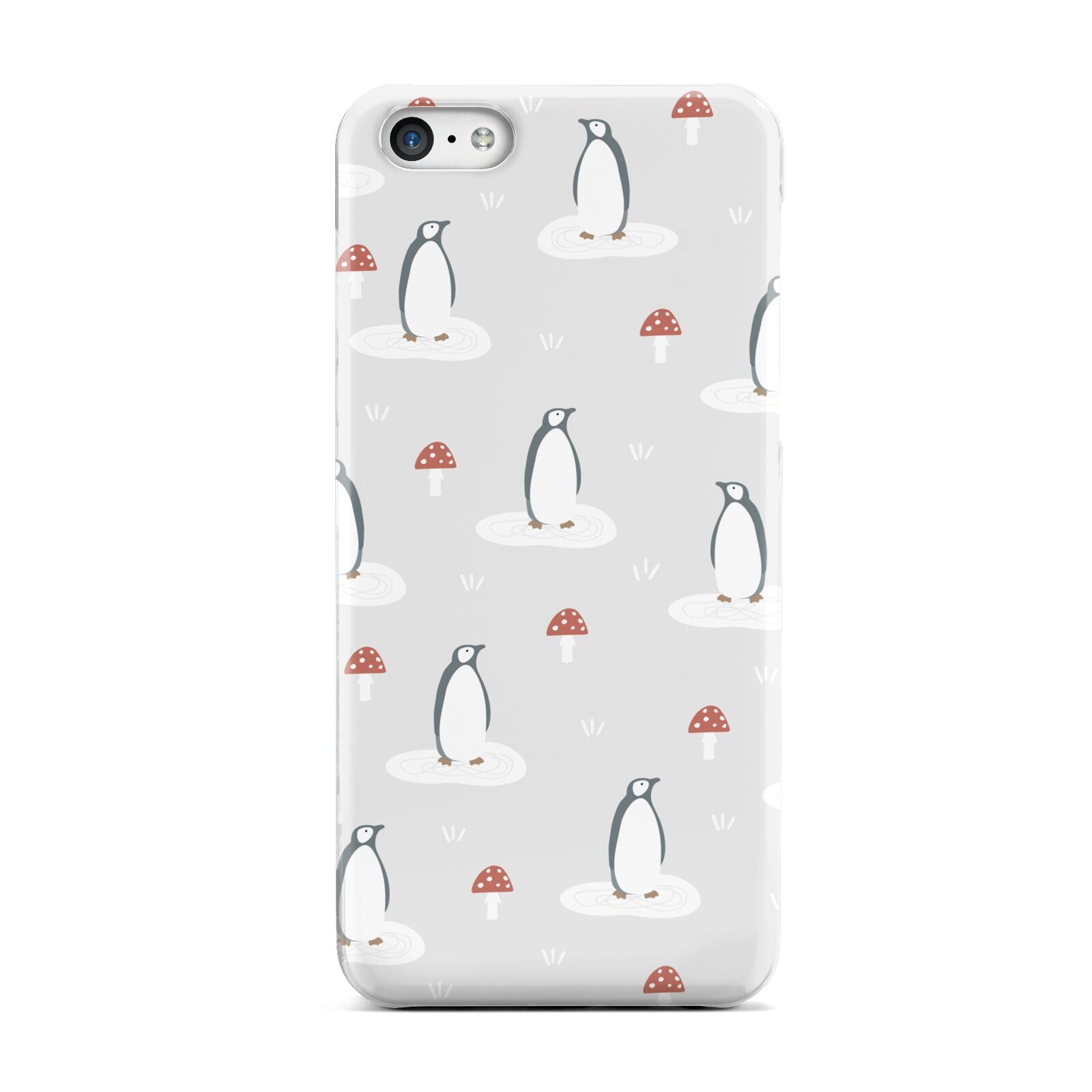 Grey Penguin Forest Apple iPhone 5c Case