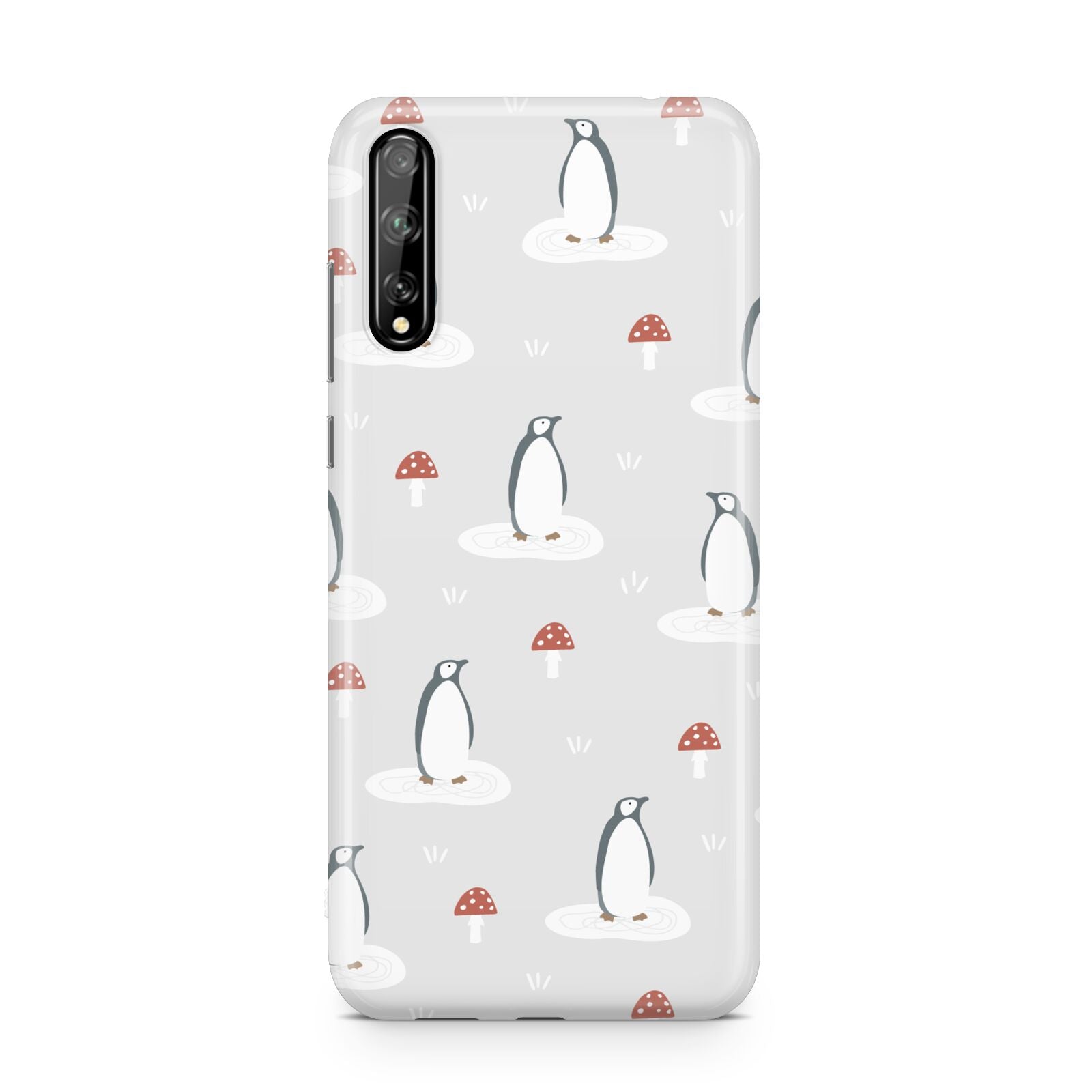 Grey Penguin Forest Huawei Enjoy 10s Phone Case