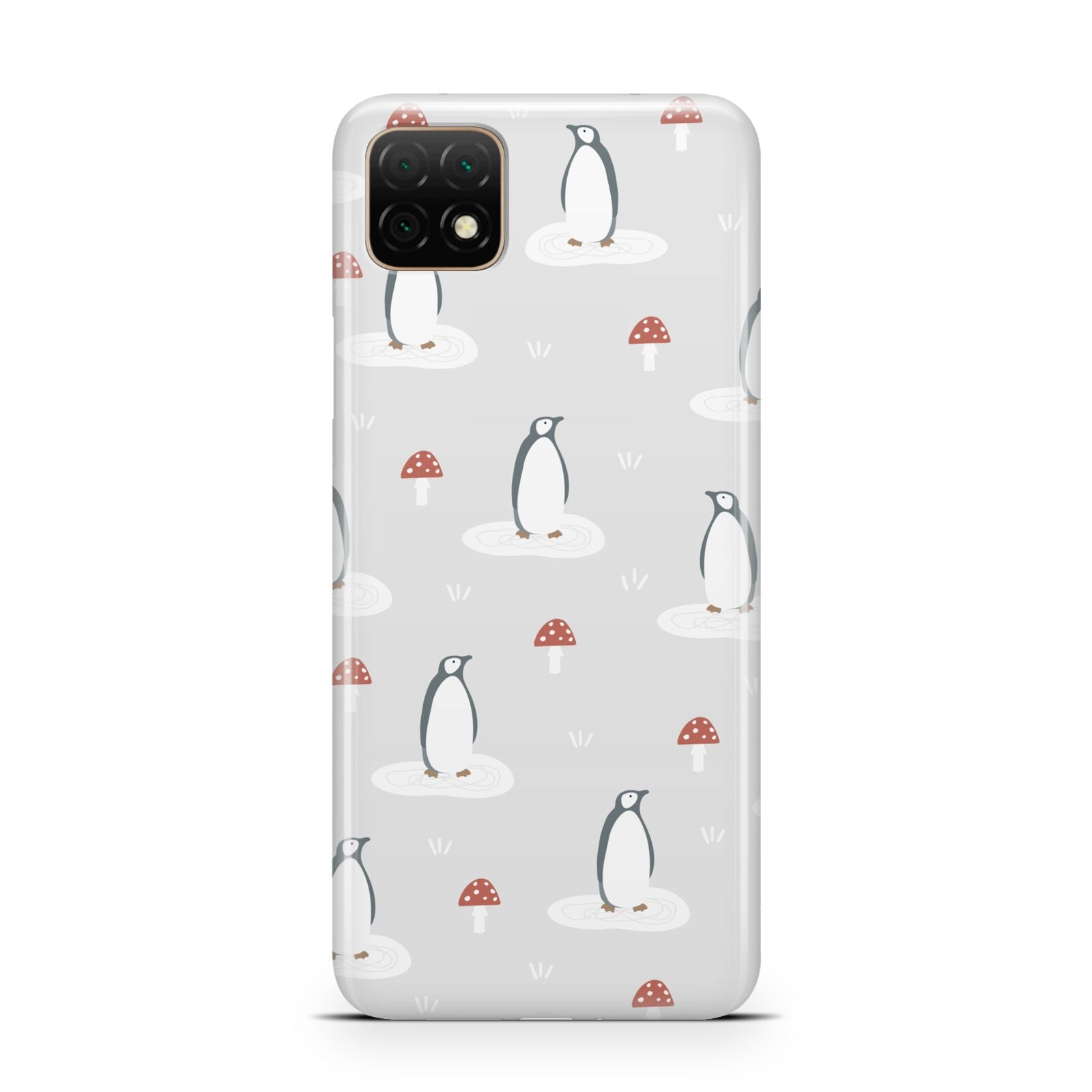 Grey Penguin Forest Huawei Enjoy 20 Phone Case