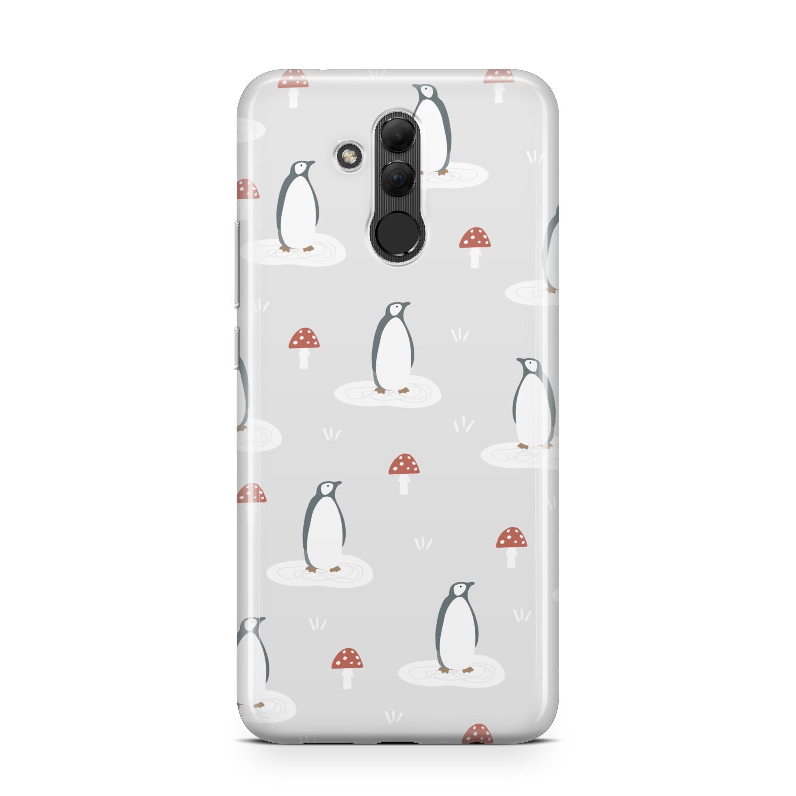 Grey Penguin Forest Huawei Mate 20 Lite