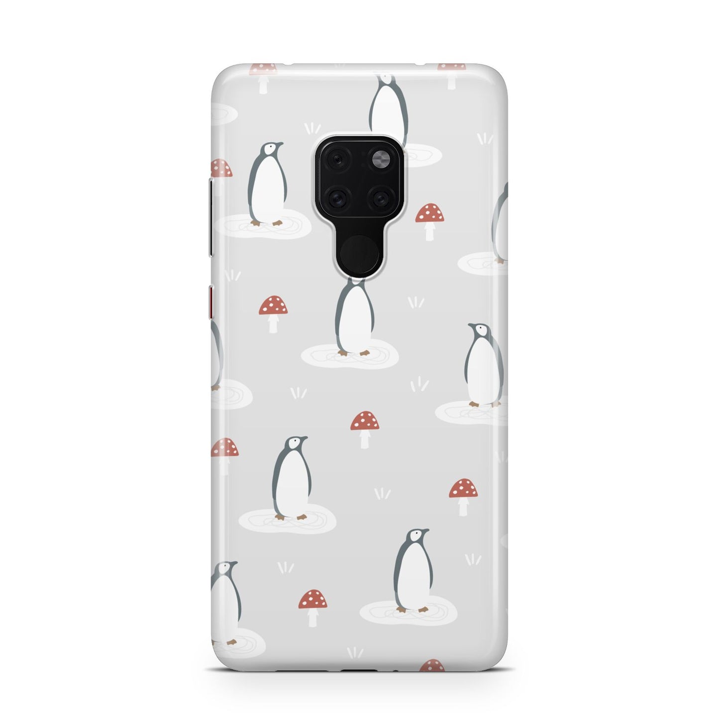 Grey Penguin Forest Huawei Mate 20 Phone Case