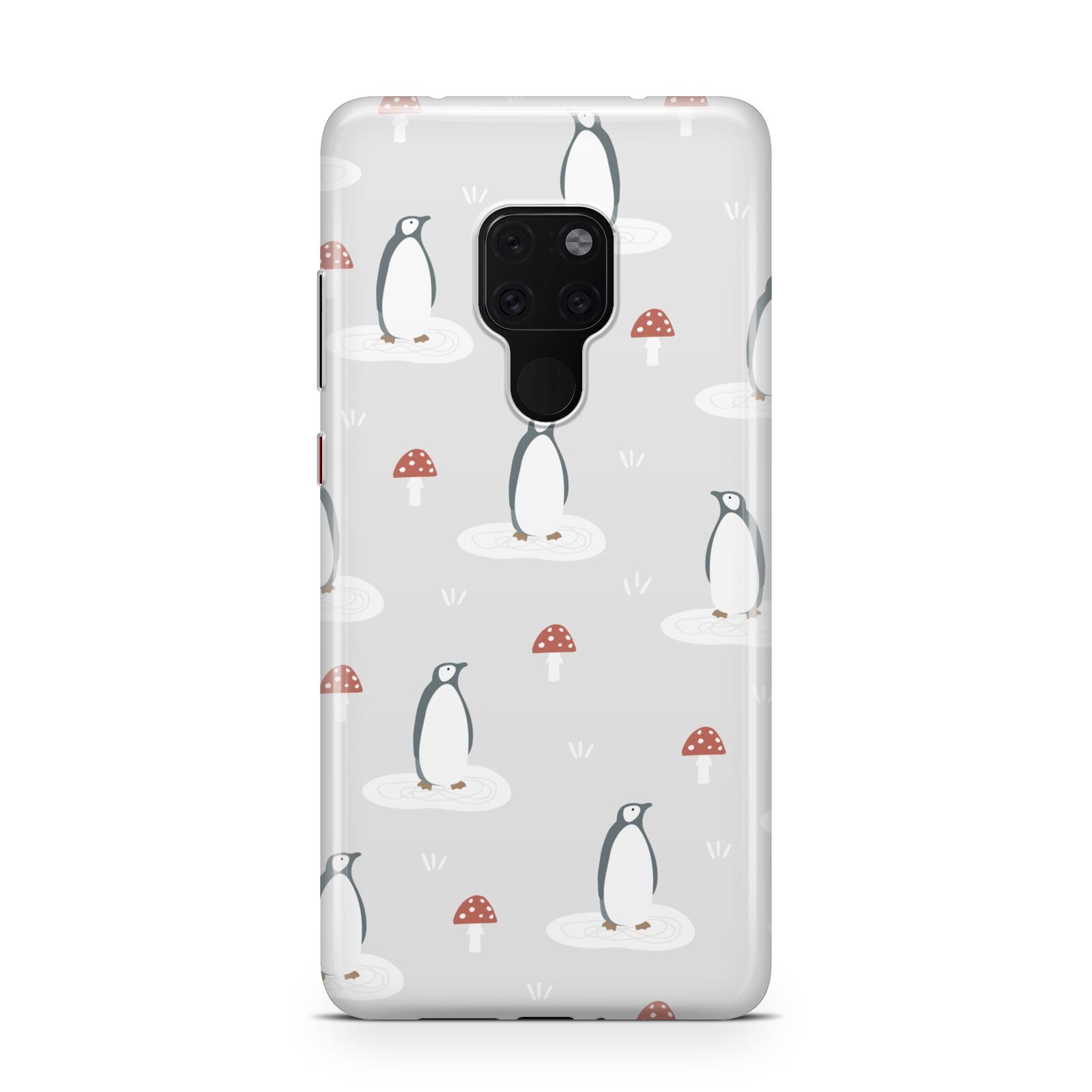 Grey Penguin Forest Huawei Mate 20 Phone Case