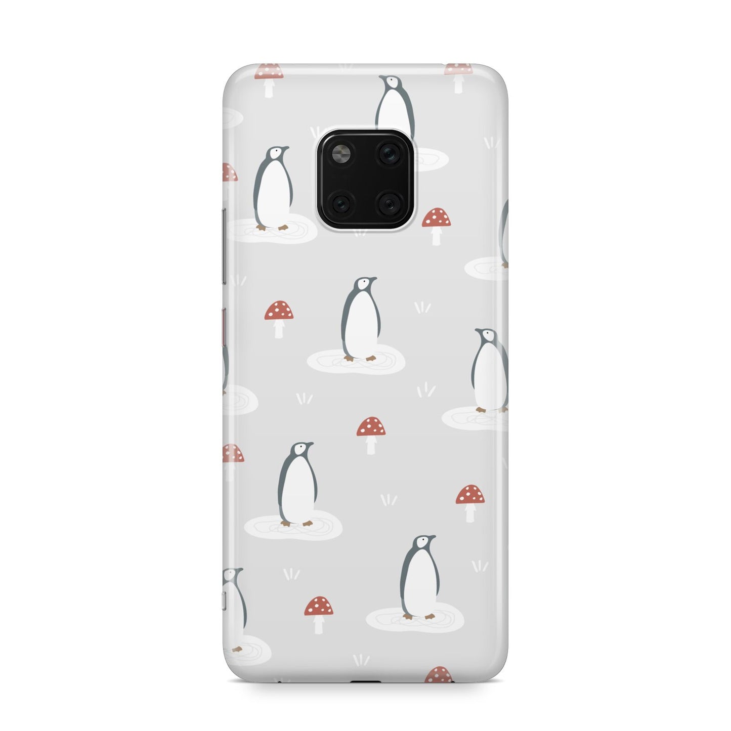 Grey Penguin Forest Huawei Mate 20 Pro Phone Case