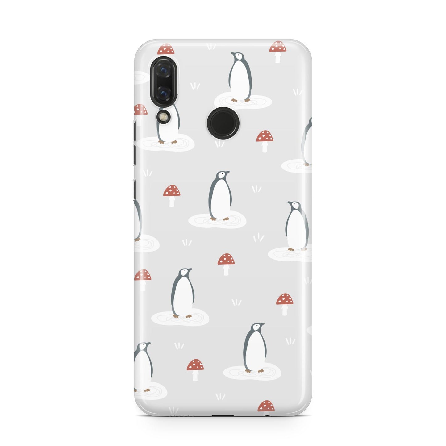 Grey Penguin Forest Huawei Nova 3 Phone Case