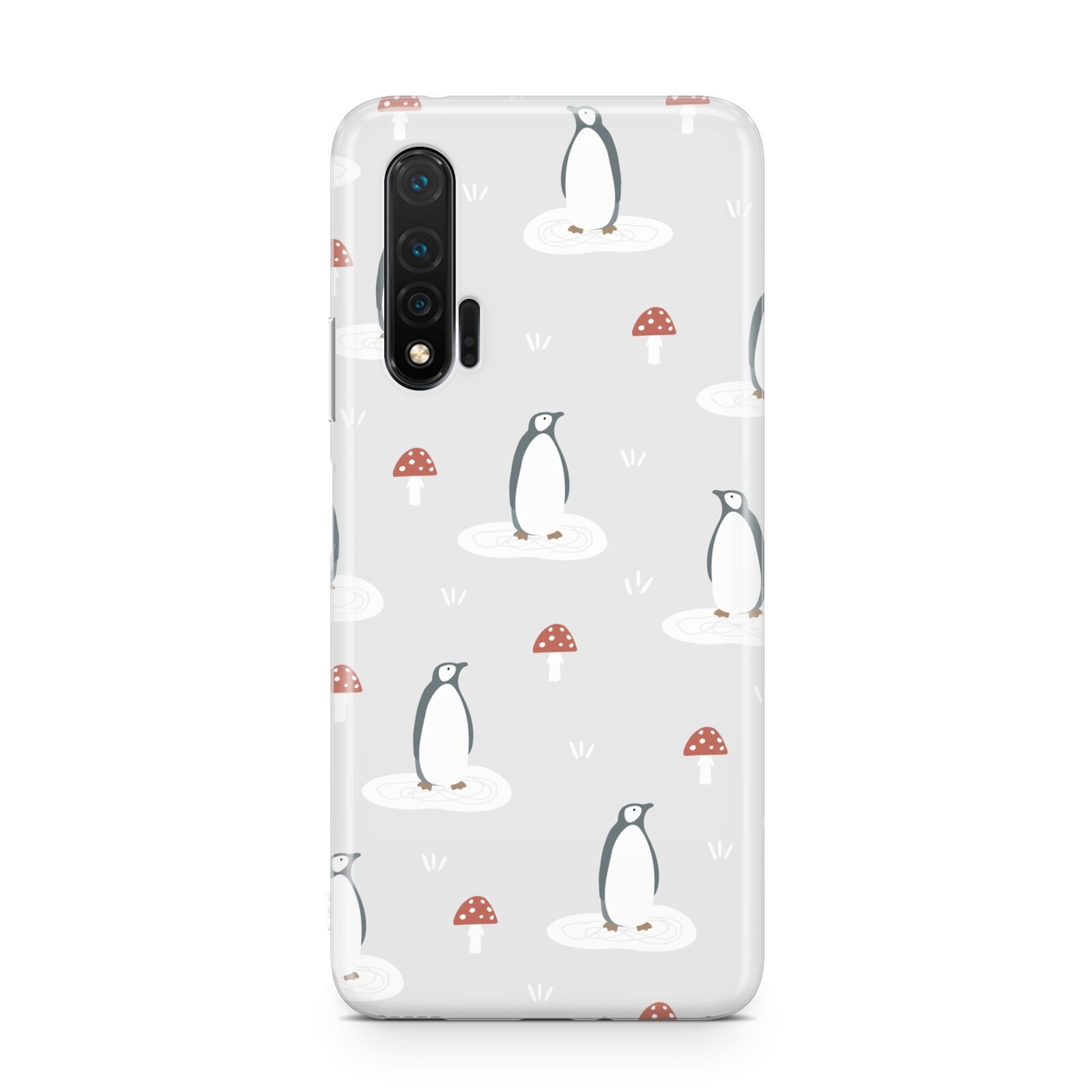 Grey Penguin Forest Huawei Nova 6 Phone Case