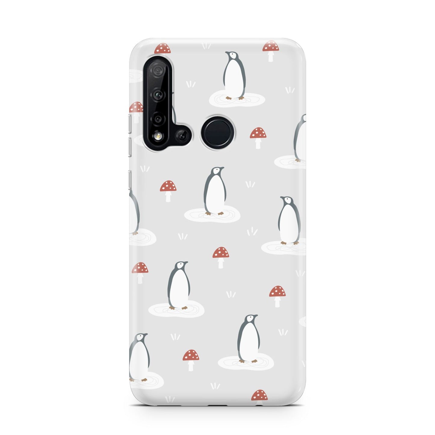 Grey Penguin Forest Huawei P20 Lite 5G Phone Case