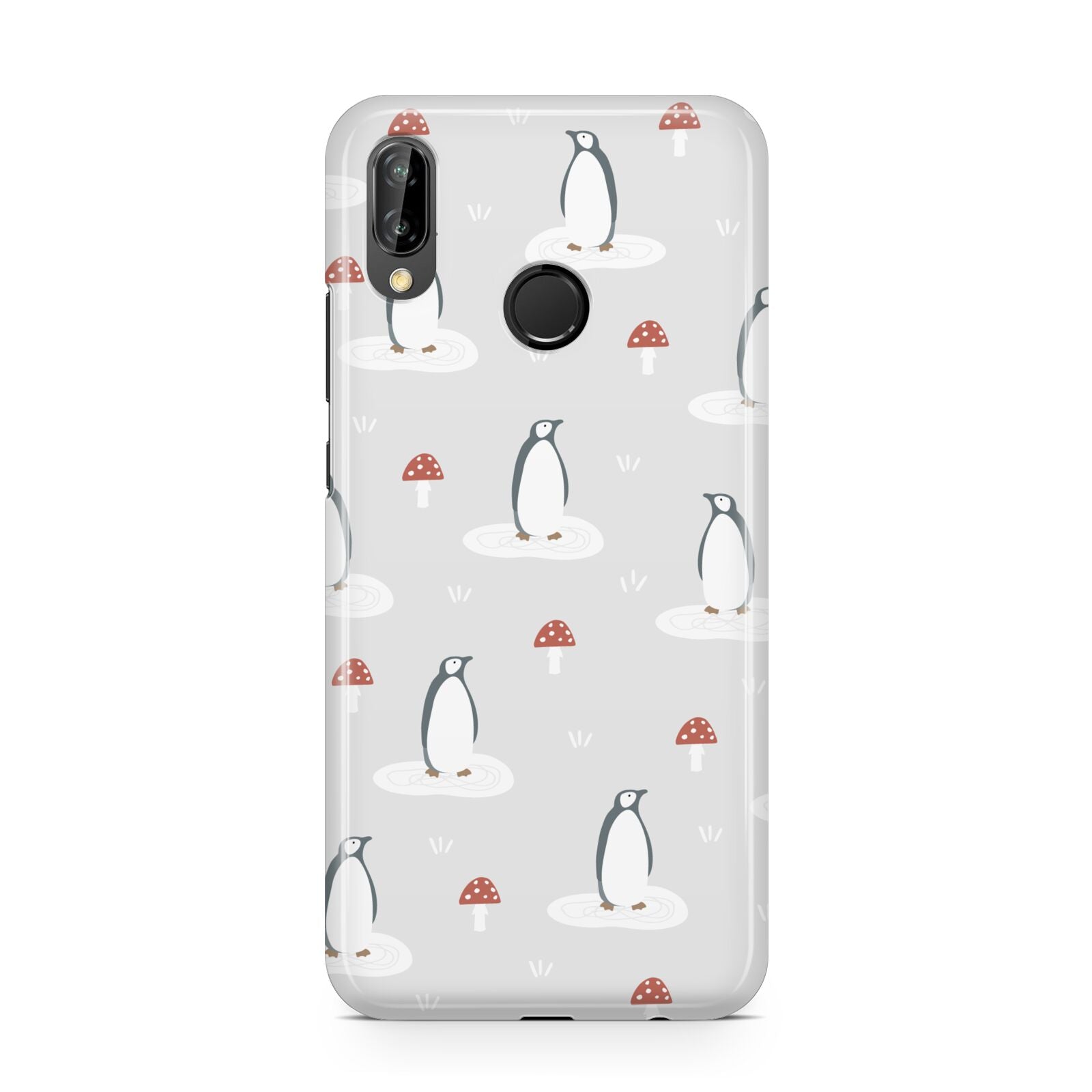 Grey Penguin Forest Huawei P20 Lite Phone Case