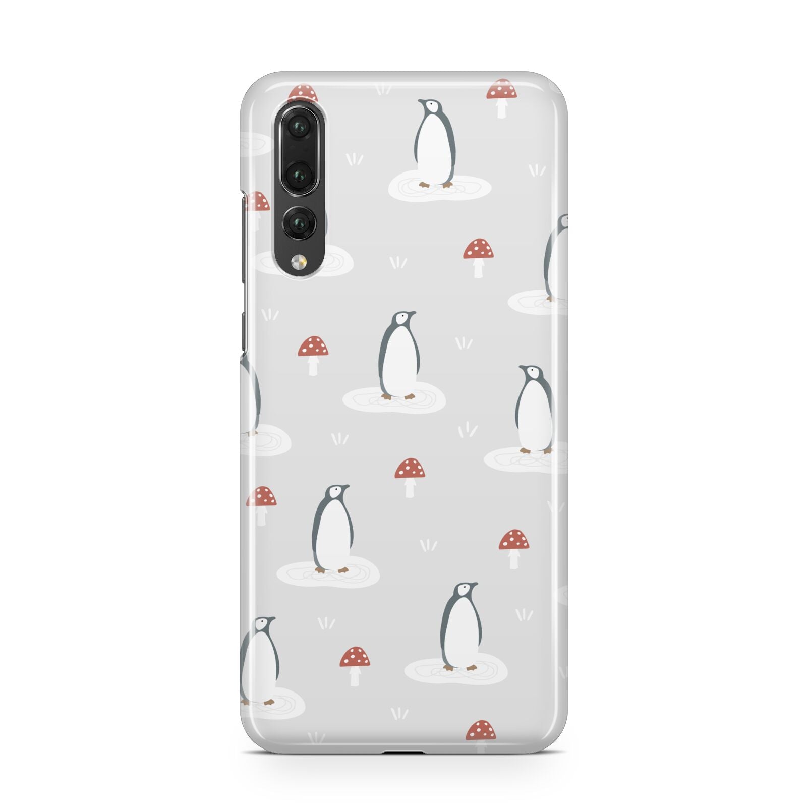 Grey Penguin Forest Huawei P20 Pro Phone Case