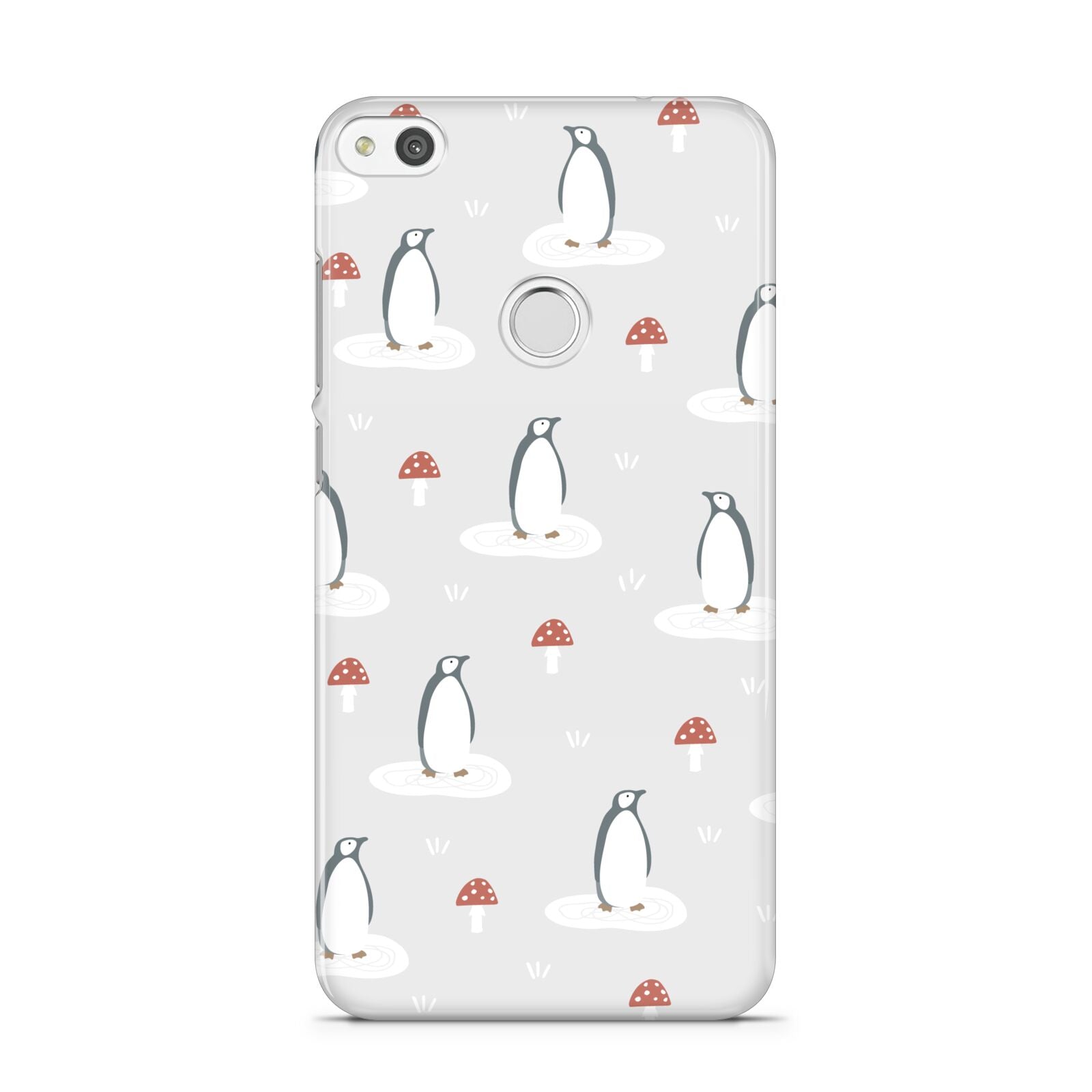 Grey Penguin Forest Huawei P8 Lite Case