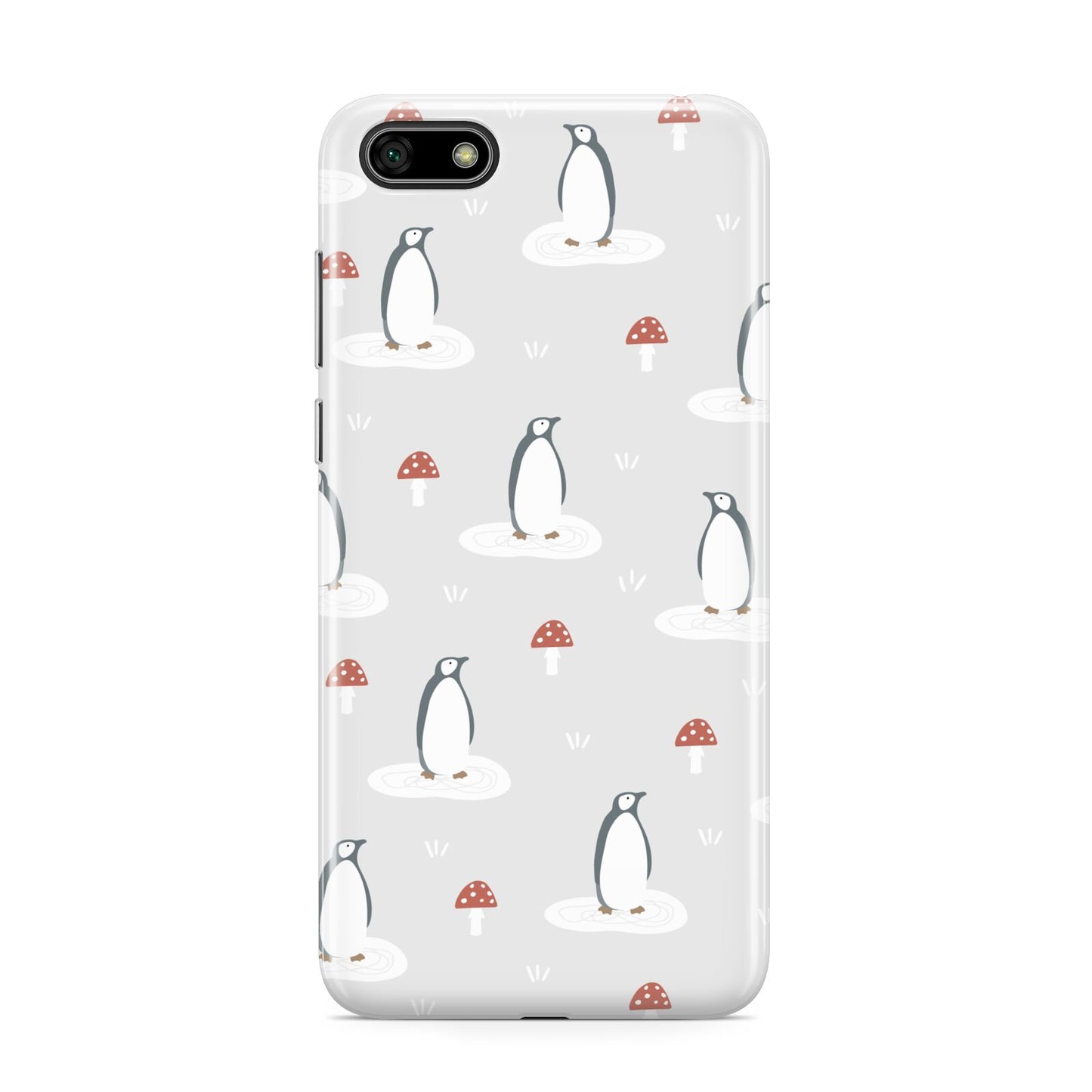 Grey Penguin Forest Huawei Y5 Prime 2018 Phone Case