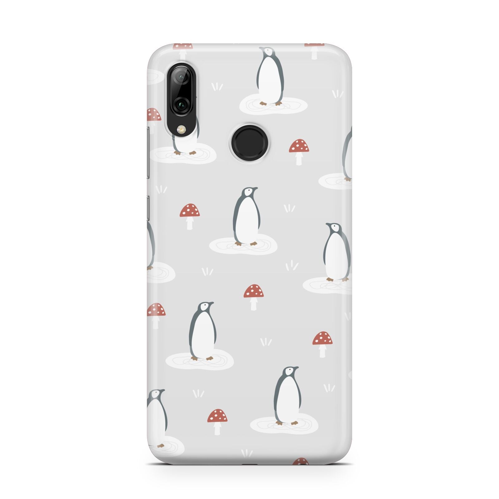 Grey Penguin Forest Huawei Y7 2019