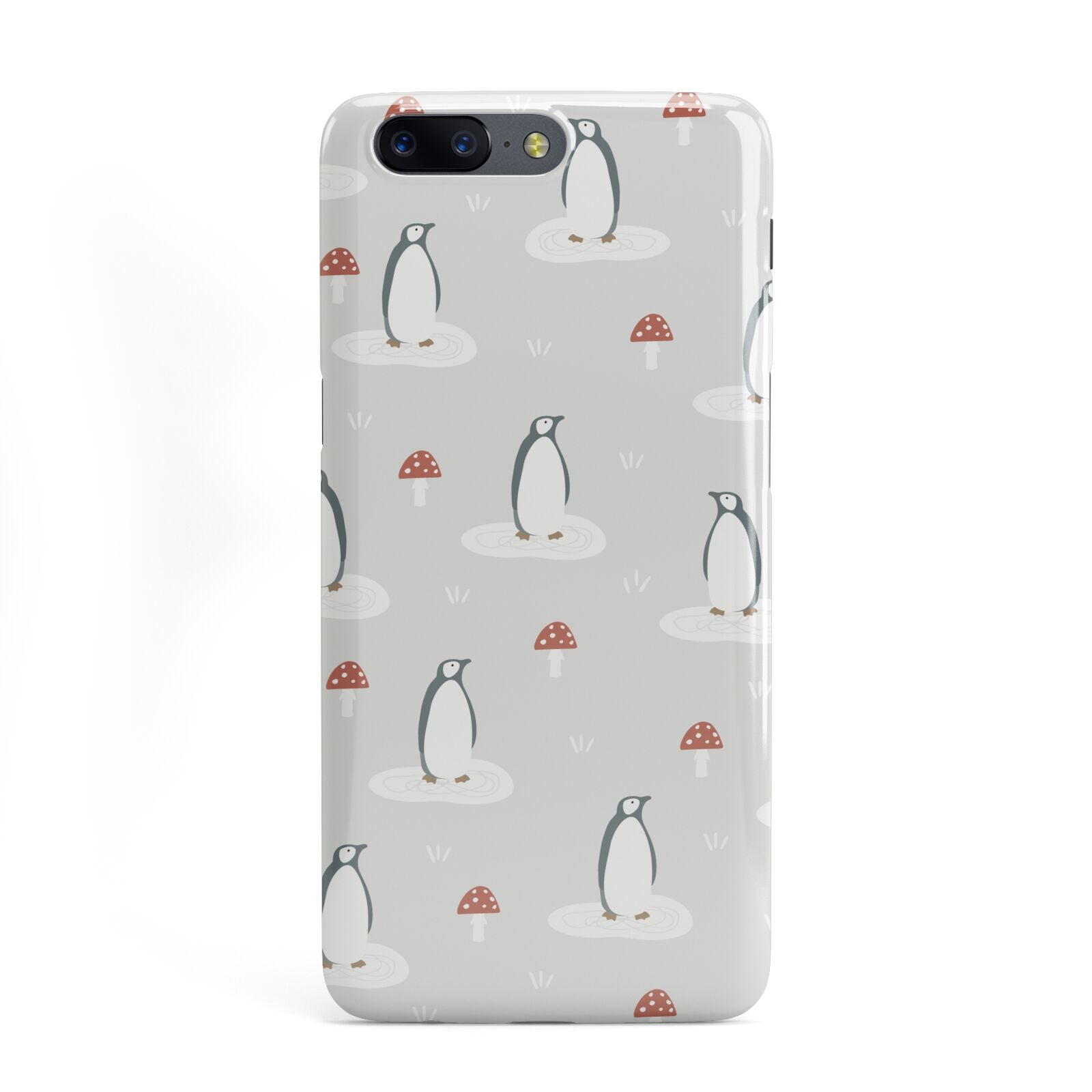 Grey Penguin Forest OnePlus Case