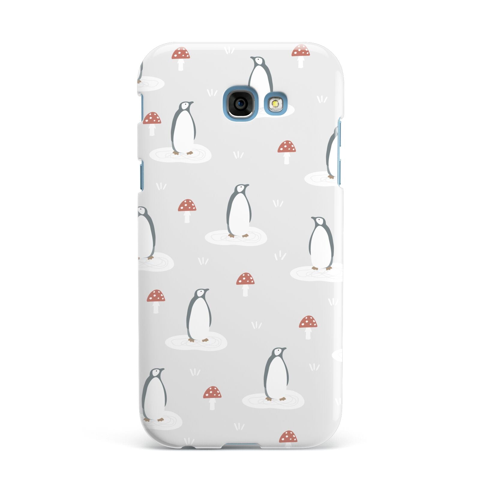 Grey Penguin Forest Samsung Galaxy A7 2017 Case