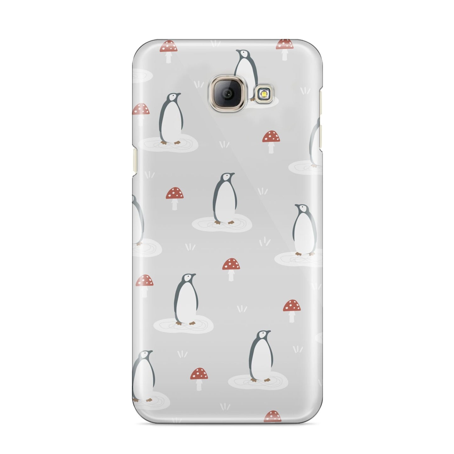 Grey Penguin Forest Samsung Galaxy A8 2016 Case