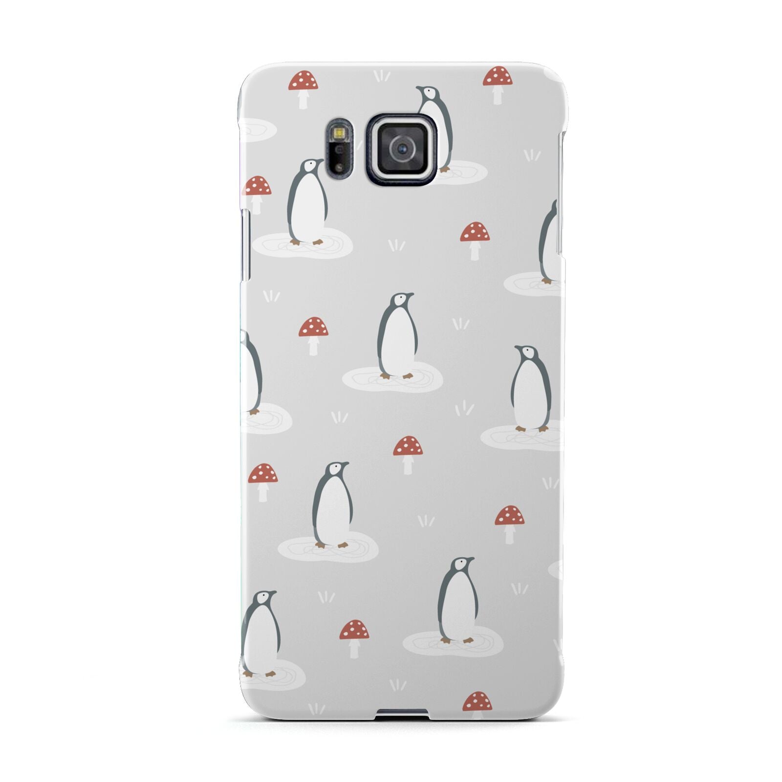 Grey Penguin Forest Samsung Galaxy Alpha Case