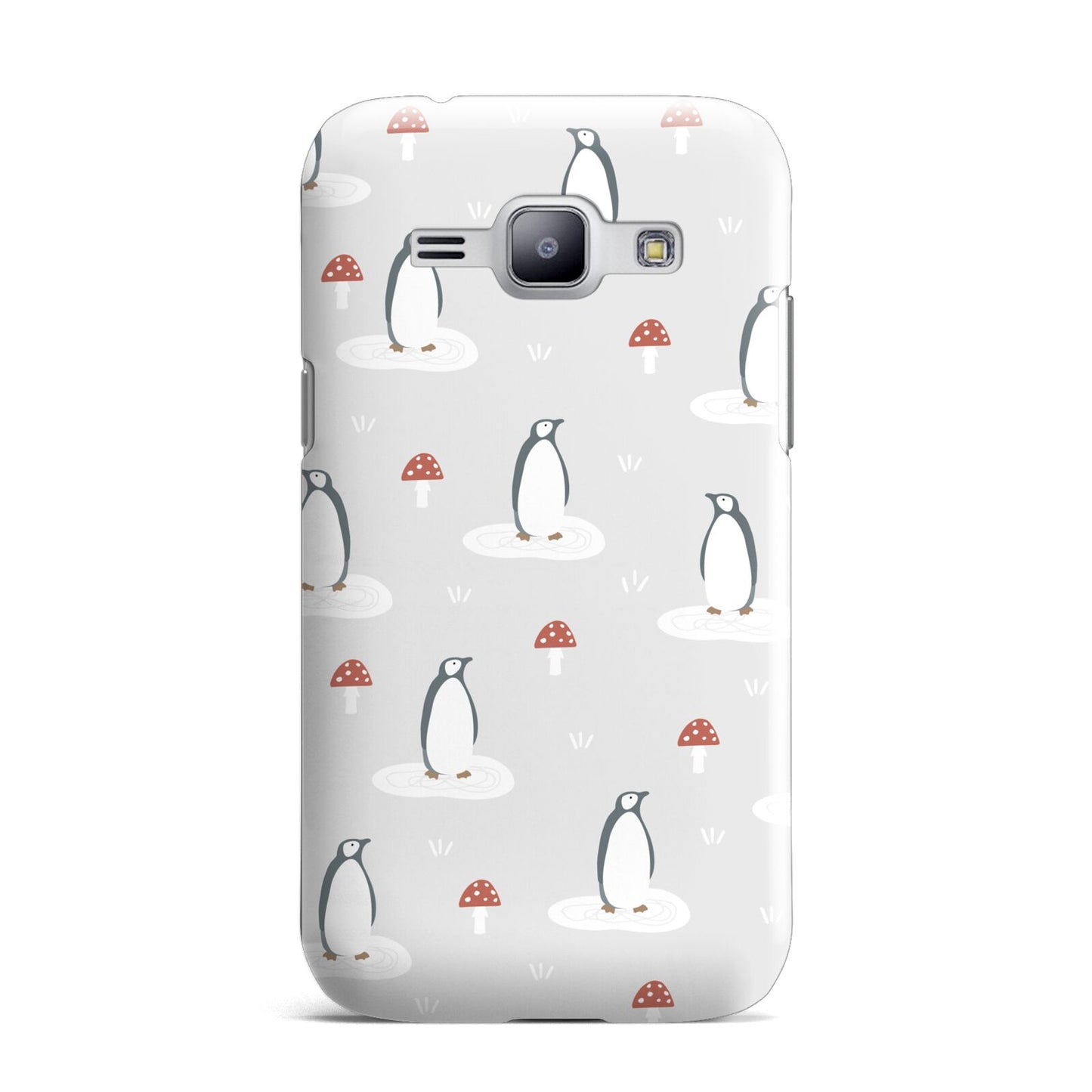 Grey Penguin Forest Samsung Galaxy J1 2015 Case