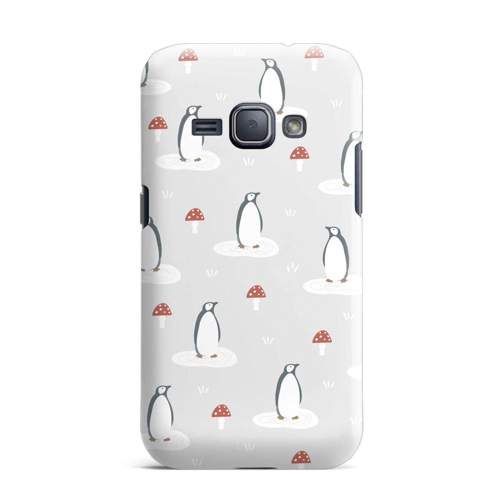 Grey Penguin Forest Samsung Galaxy J1 2016 Case