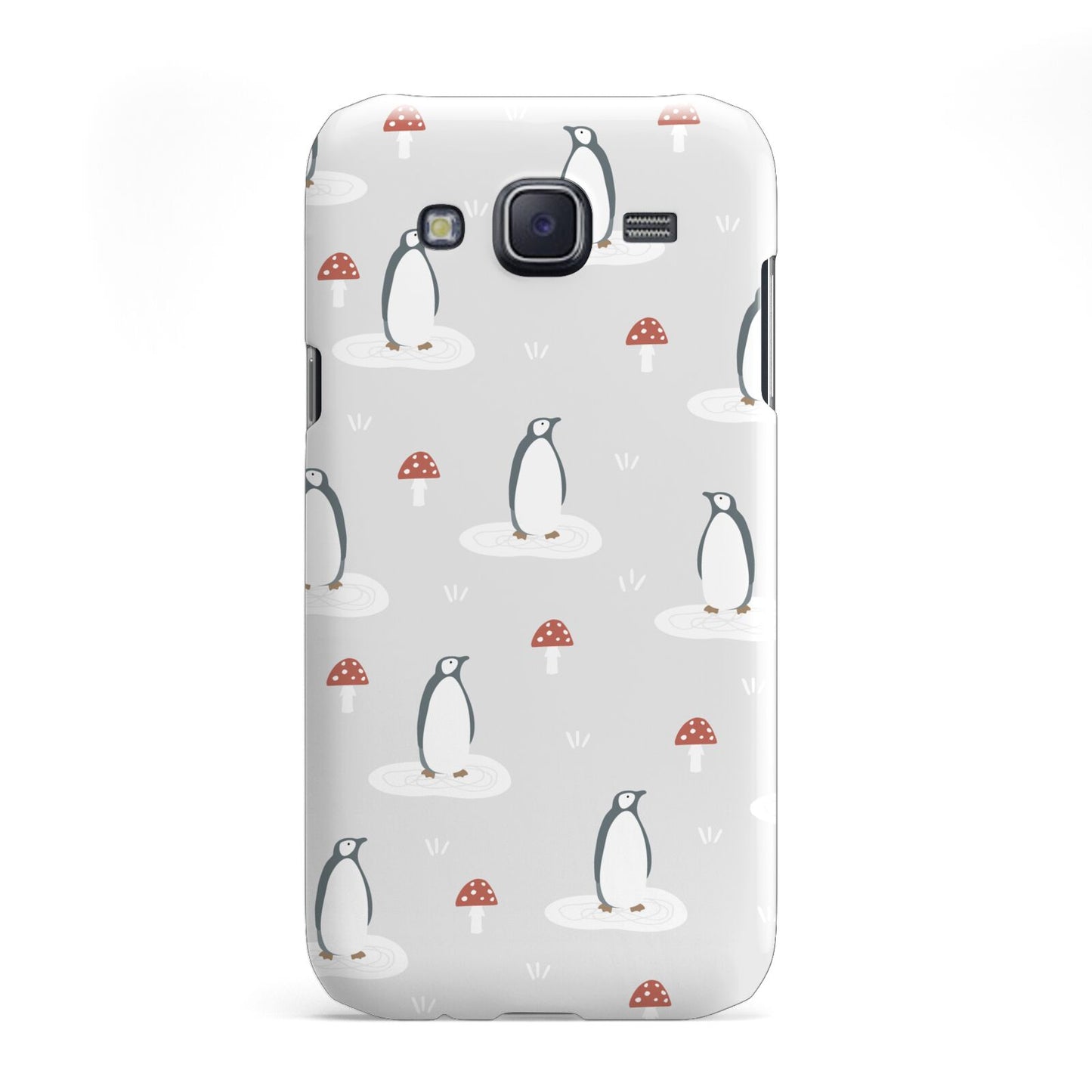 Grey Penguin Forest Samsung Galaxy J5 Case