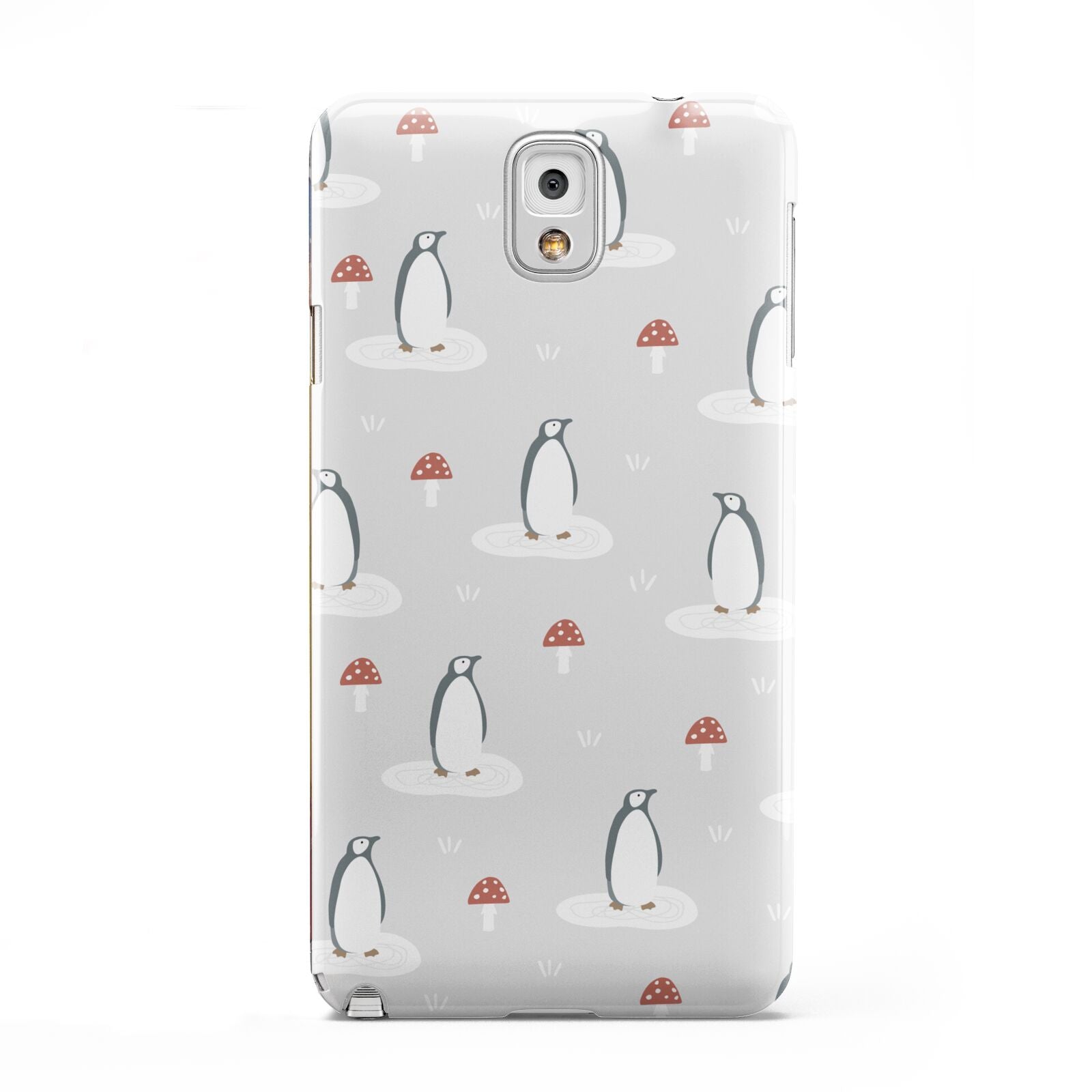 Grey Penguin Forest Samsung Galaxy Note 3 Case