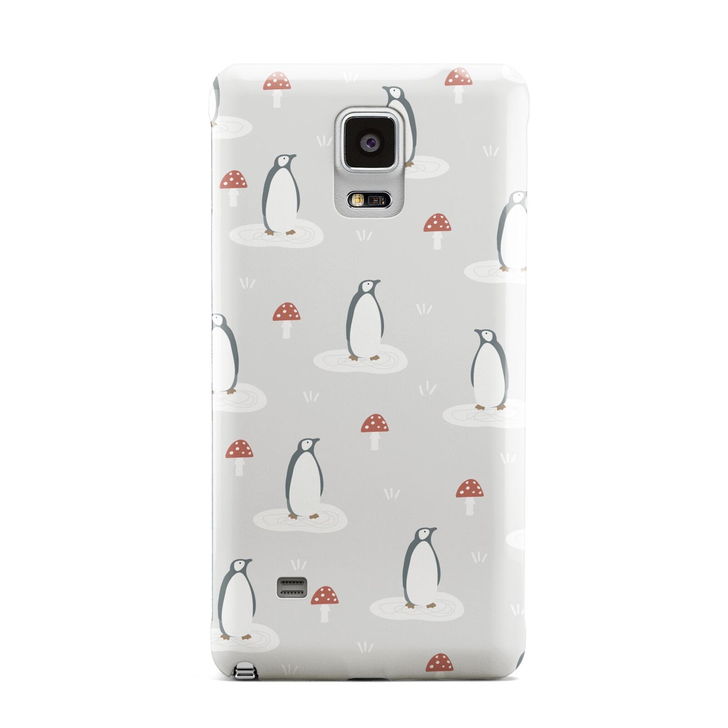 Grey Penguin Forest Samsung Galaxy Note 4 Case