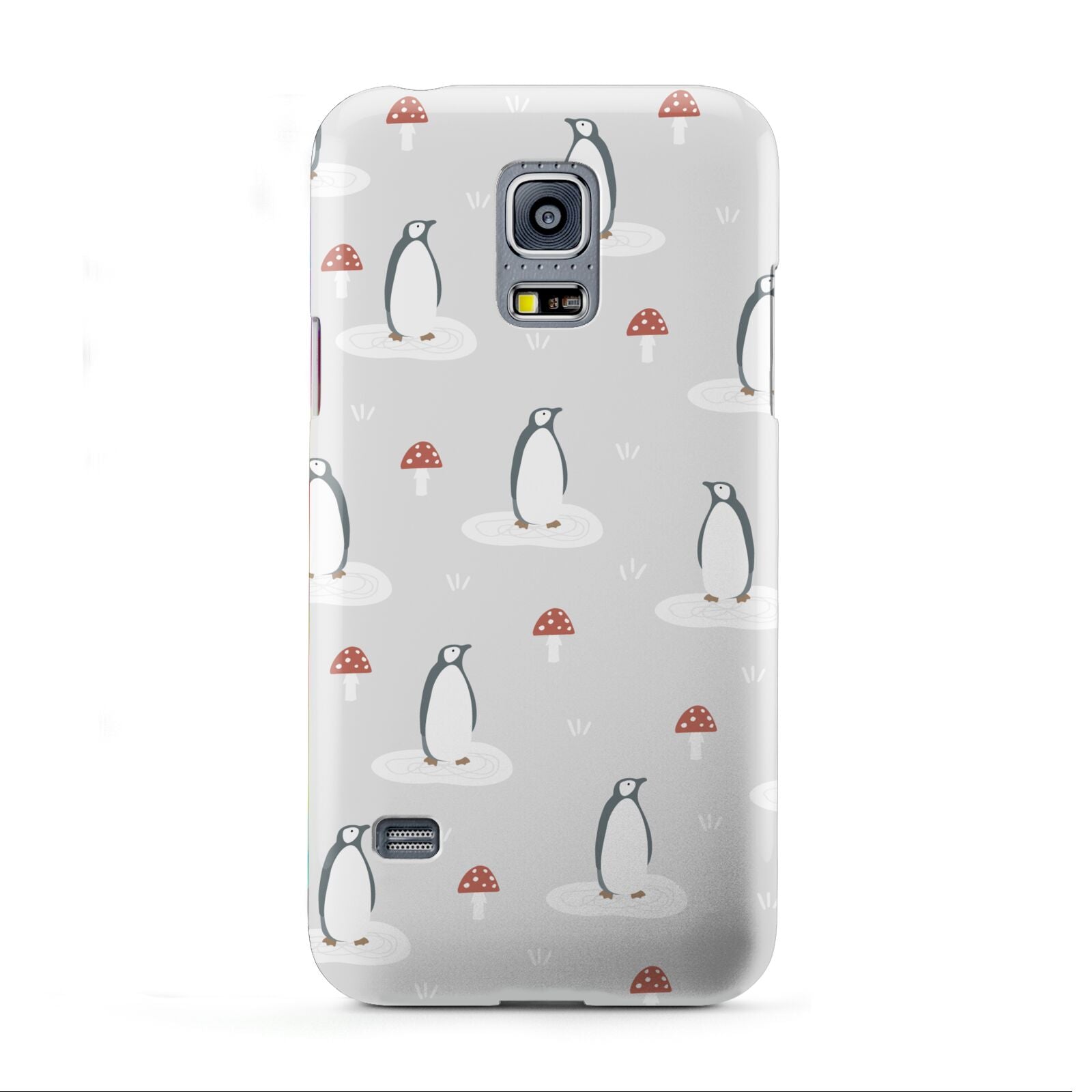 Grey Penguin Forest Samsung Galaxy S5 Mini Case