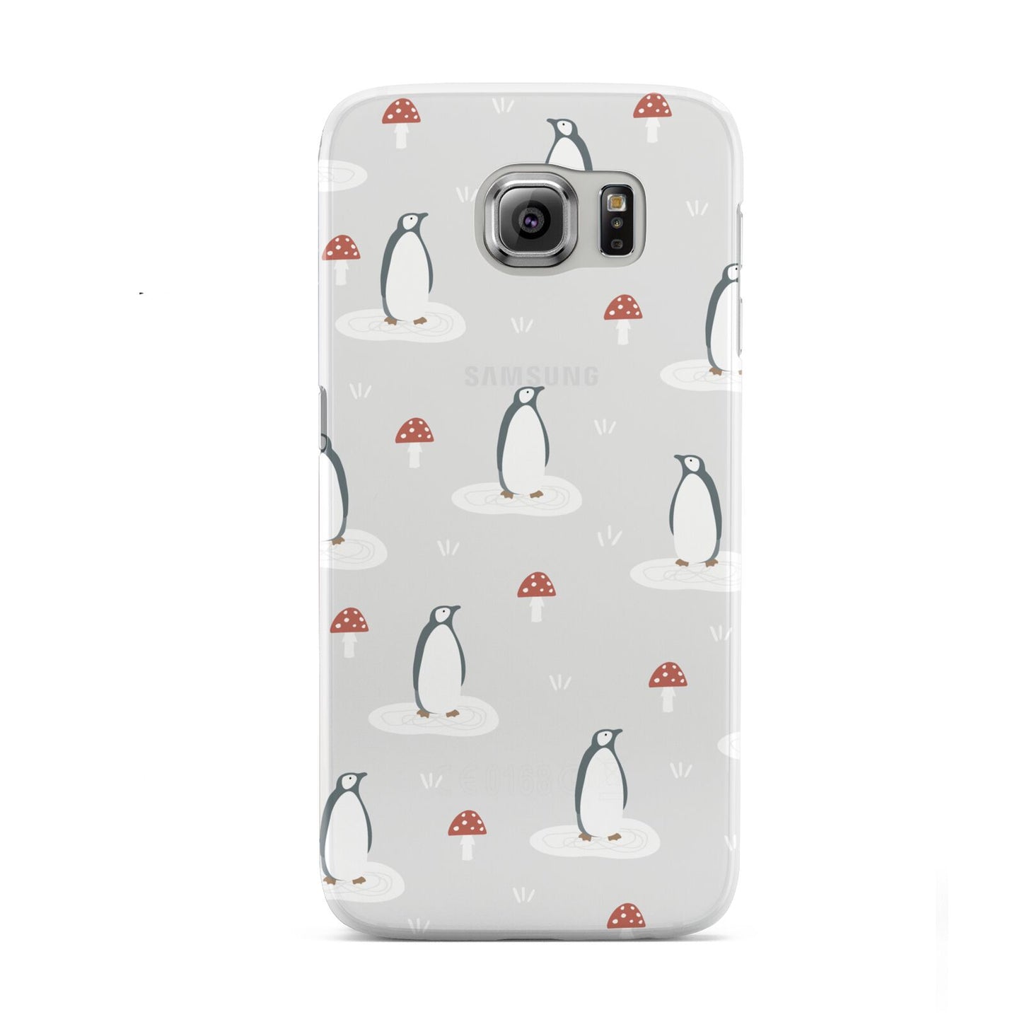 Grey Penguin Forest Samsung Galaxy S6 Case