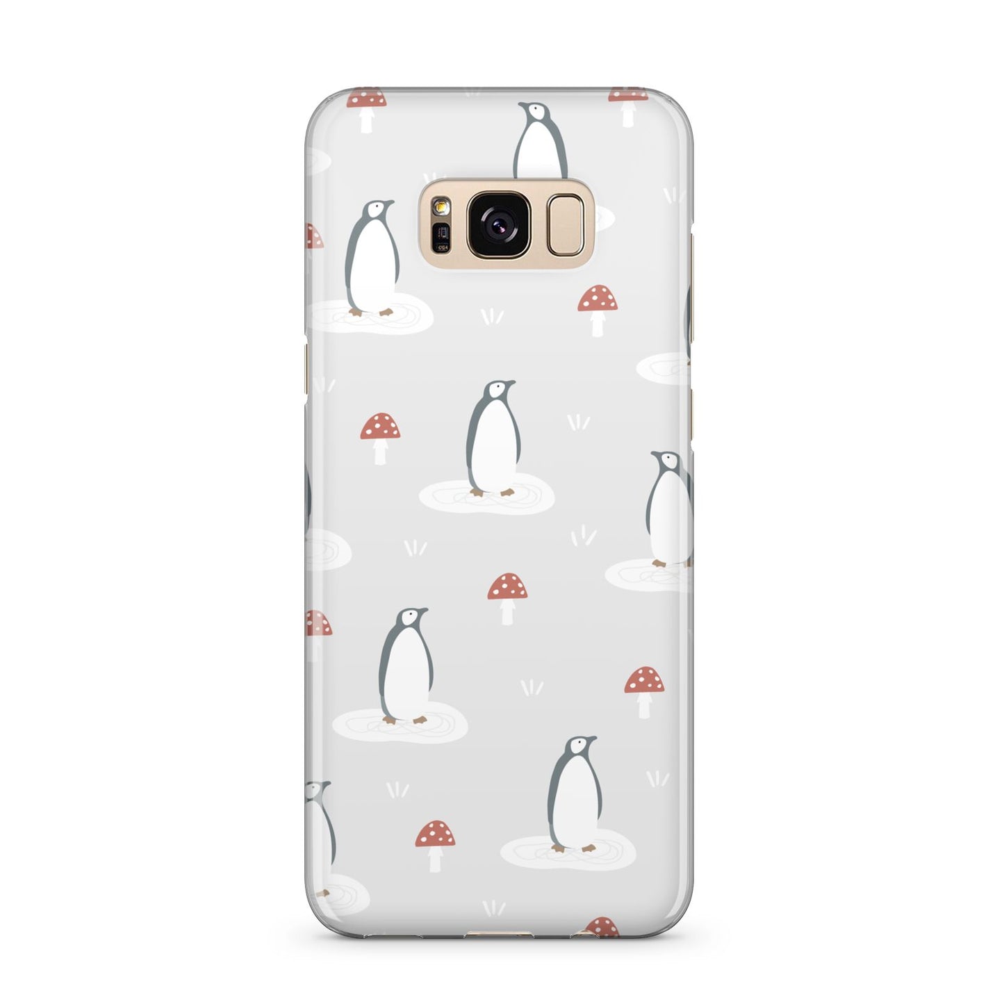 Grey Penguin Forest Samsung Galaxy S8 Plus Case