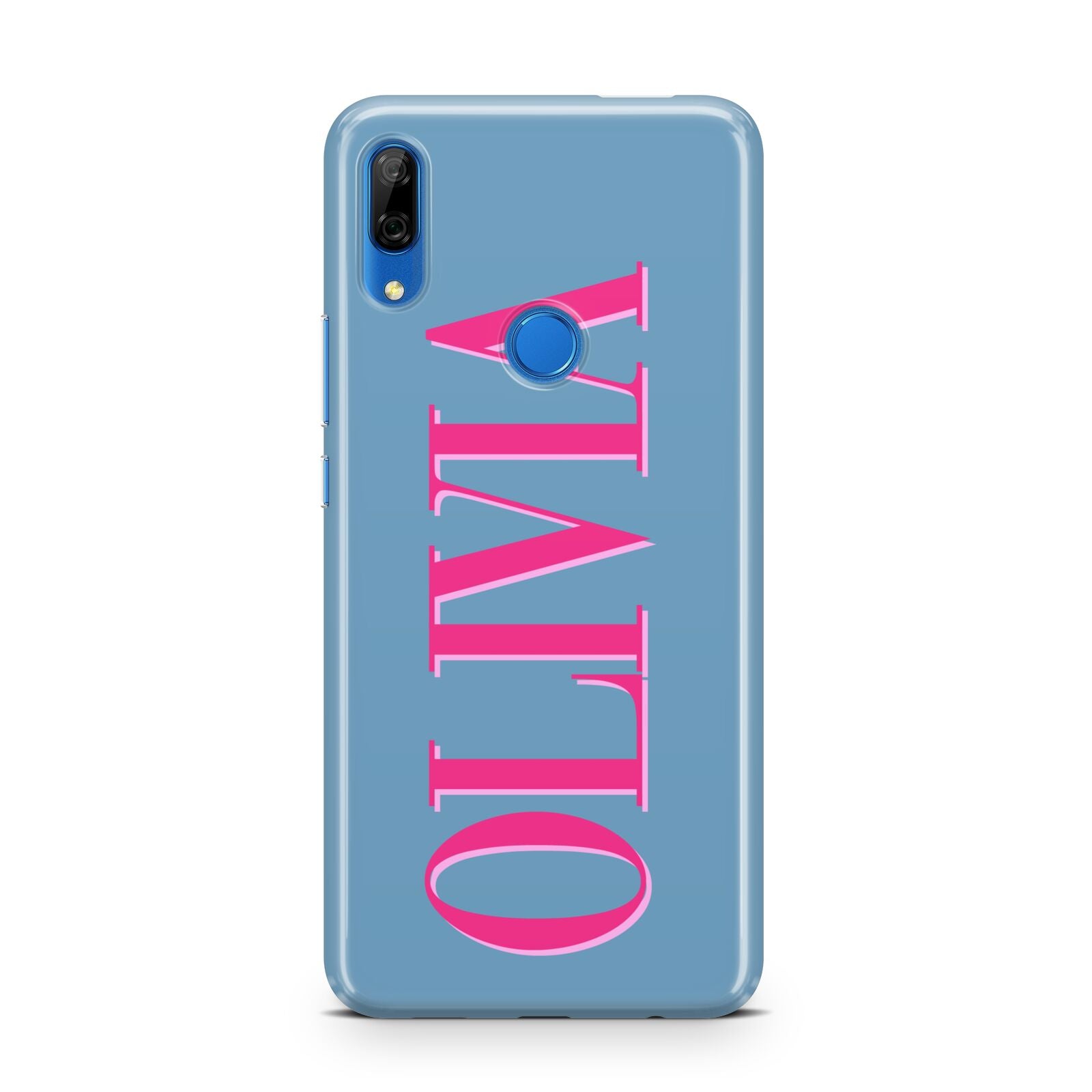 Grey Pink Personalised Name Huawei P Smart Z