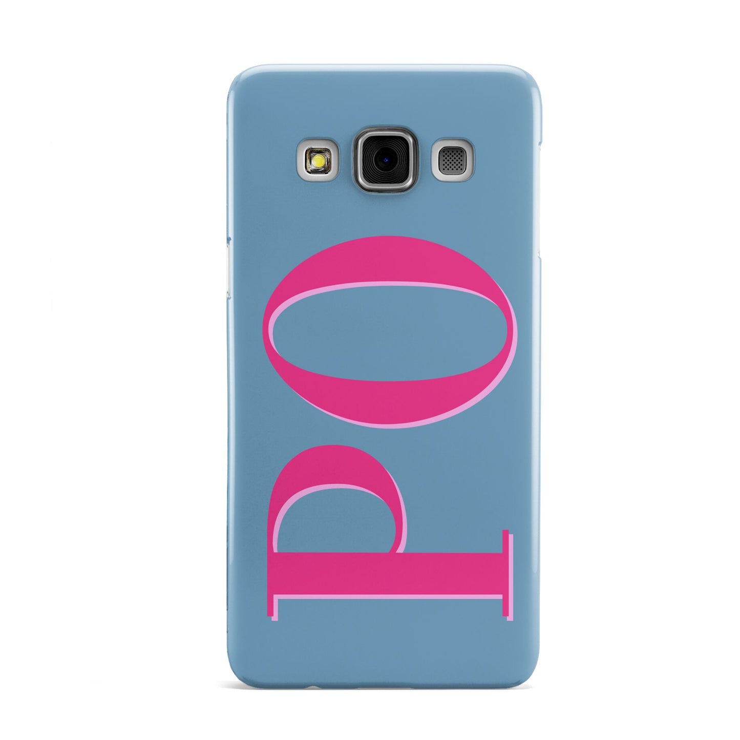 Grey Pink Personalised Name Samsung Galaxy A3 Case