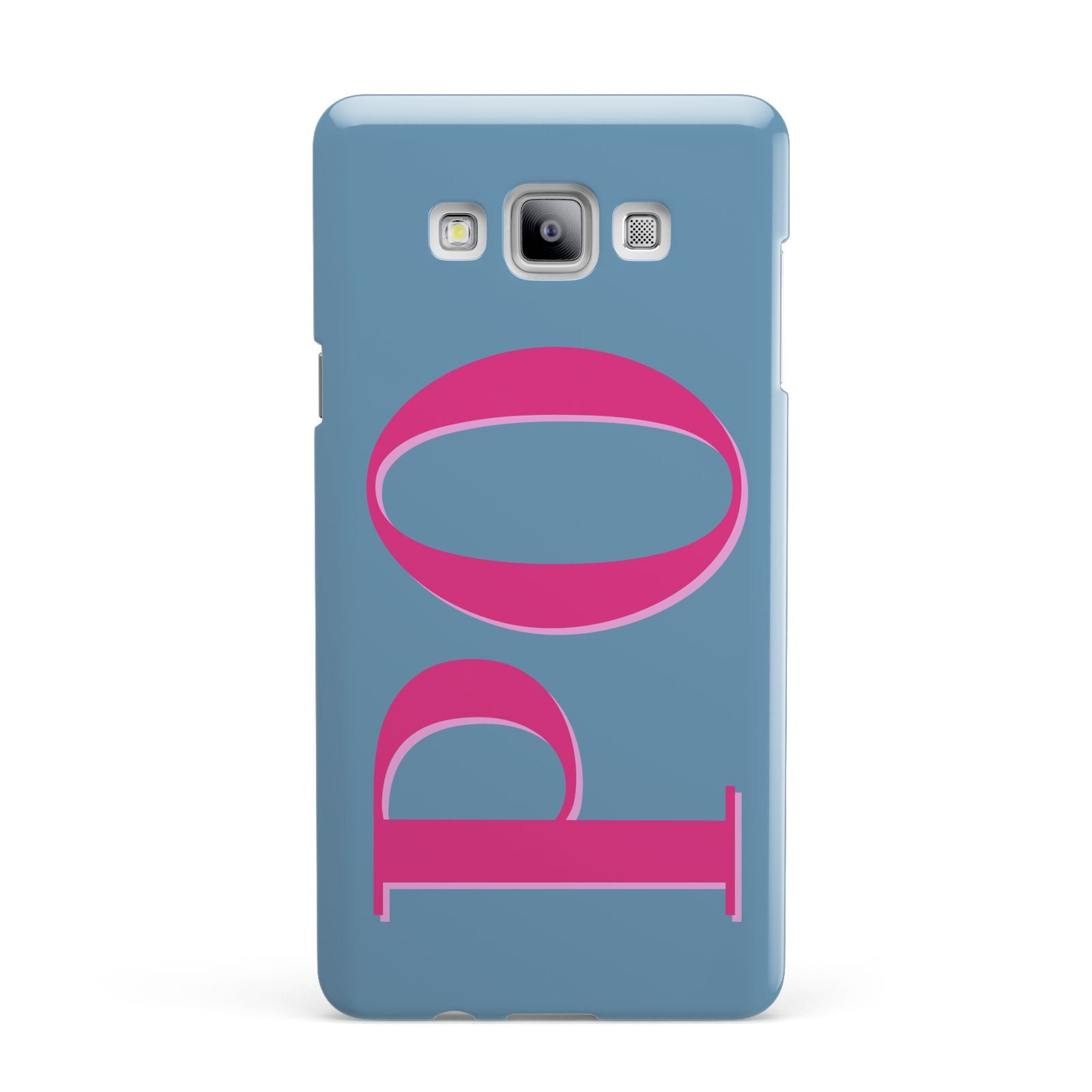 Grey Pink Personalised Name Samsung Galaxy A7 2015 Case