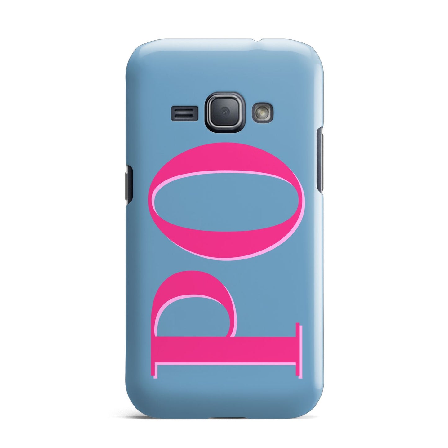 Grey Pink Personalised Name Samsung Galaxy J1 2016 Case