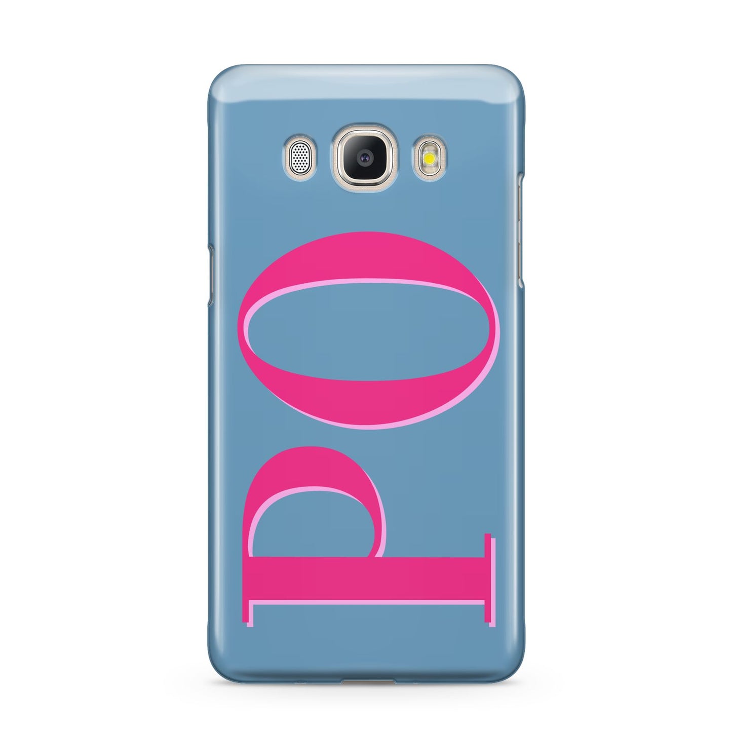 Grey Pink Personalised Name Samsung Galaxy J5 2016 Case