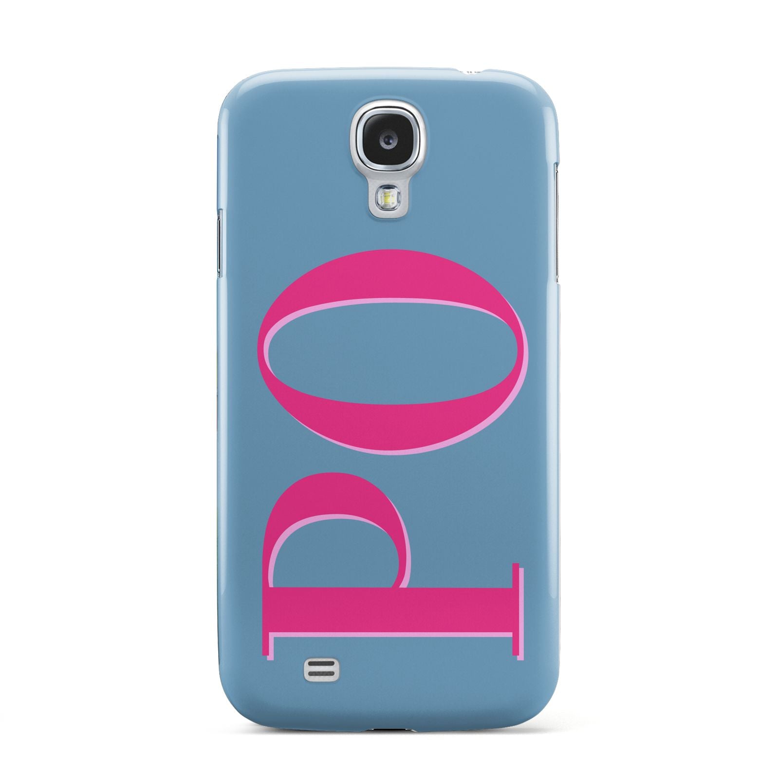 Grey Pink Personalised Name Samsung Galaxy S4 Case