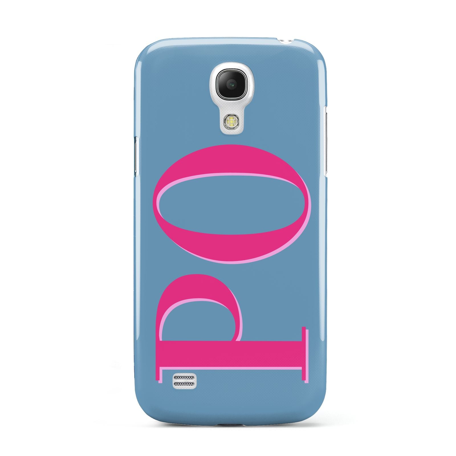 Grey Pink Personalised Name Samsung Galaxy S4 Mini Case