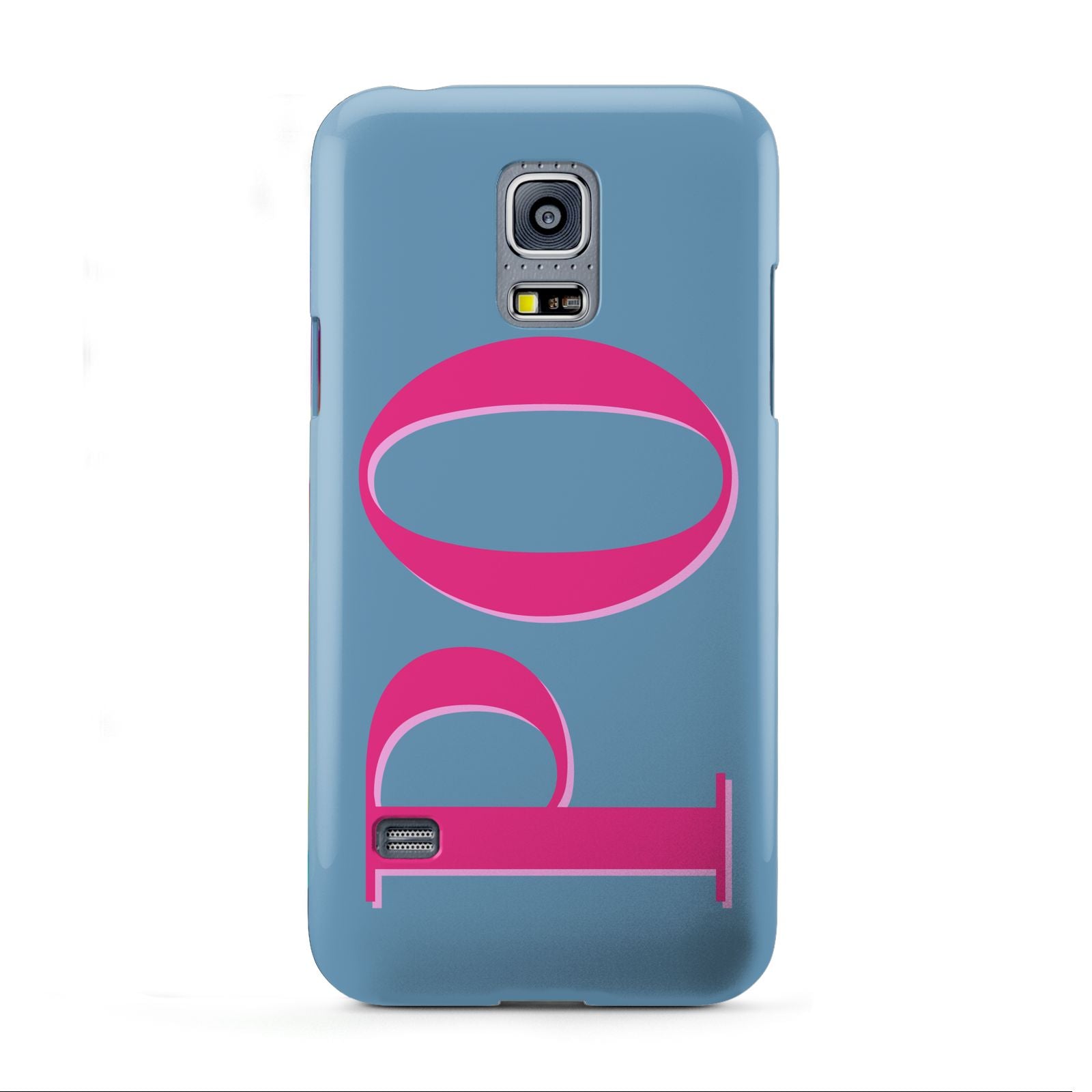 Grey Pink Personalised Name Samsung Galaxy S5 Mini Case