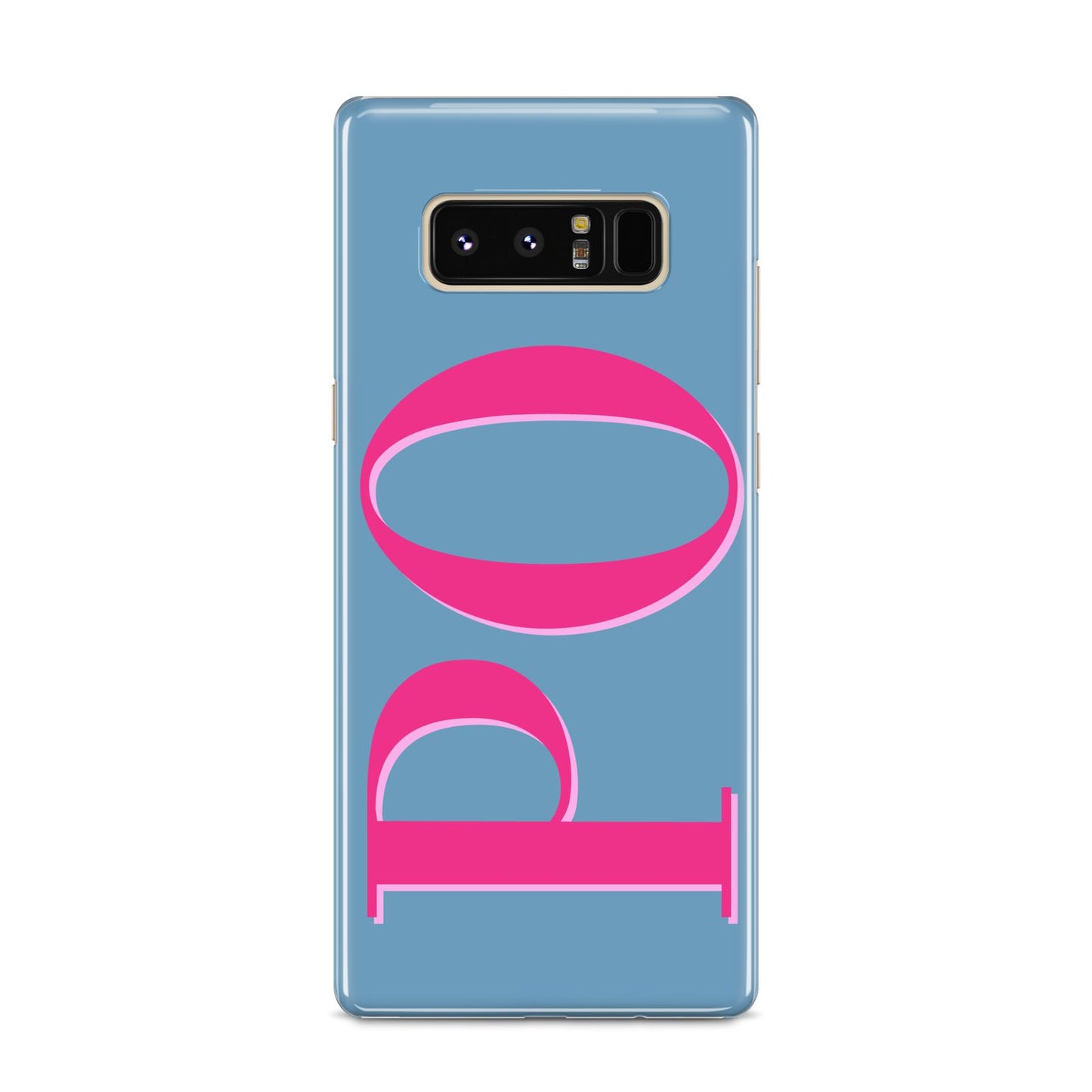 Grey Pink Personalised Name Samsung Galaxy S8 Case