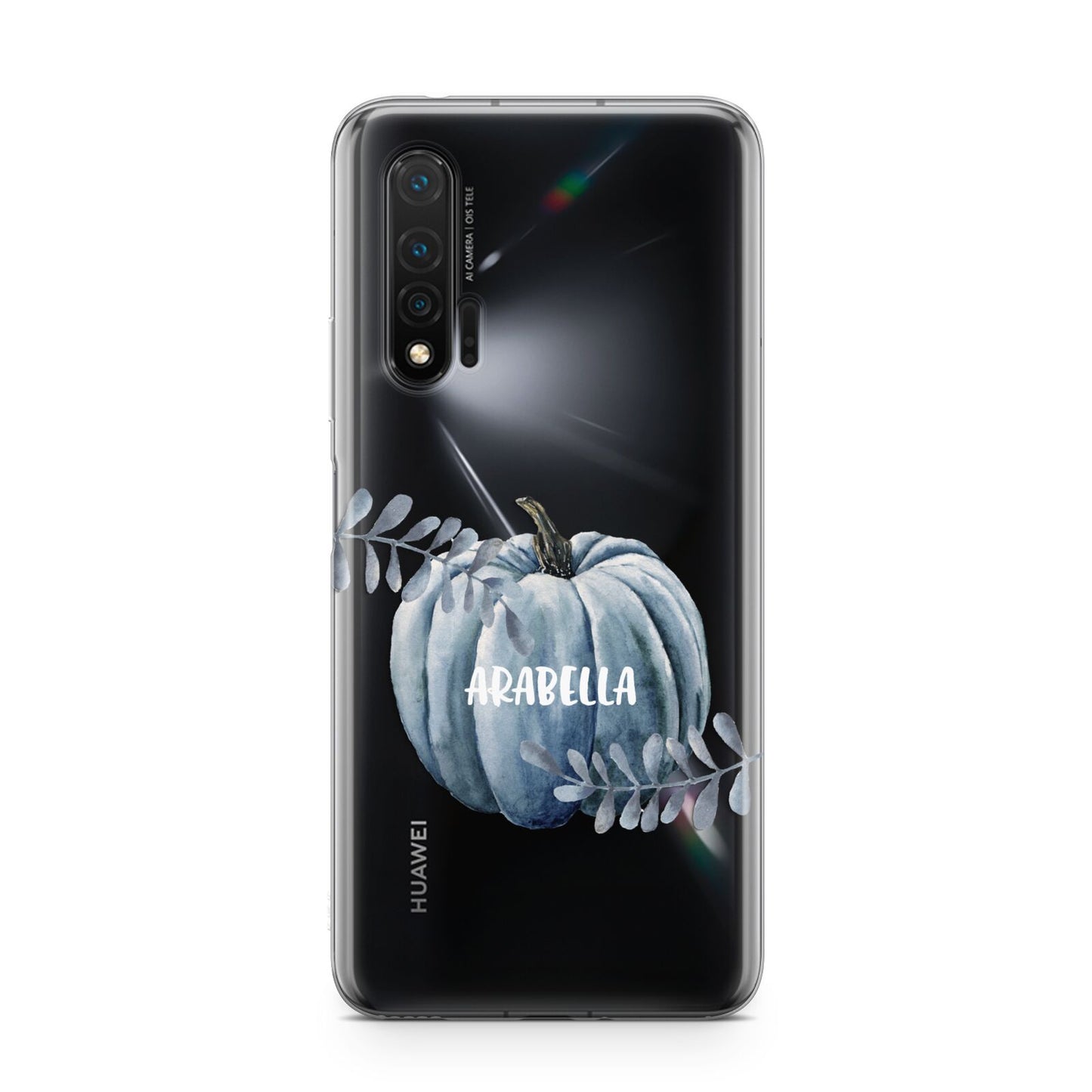 Grey Pumpkin Huawei Nova 6 Phone Case