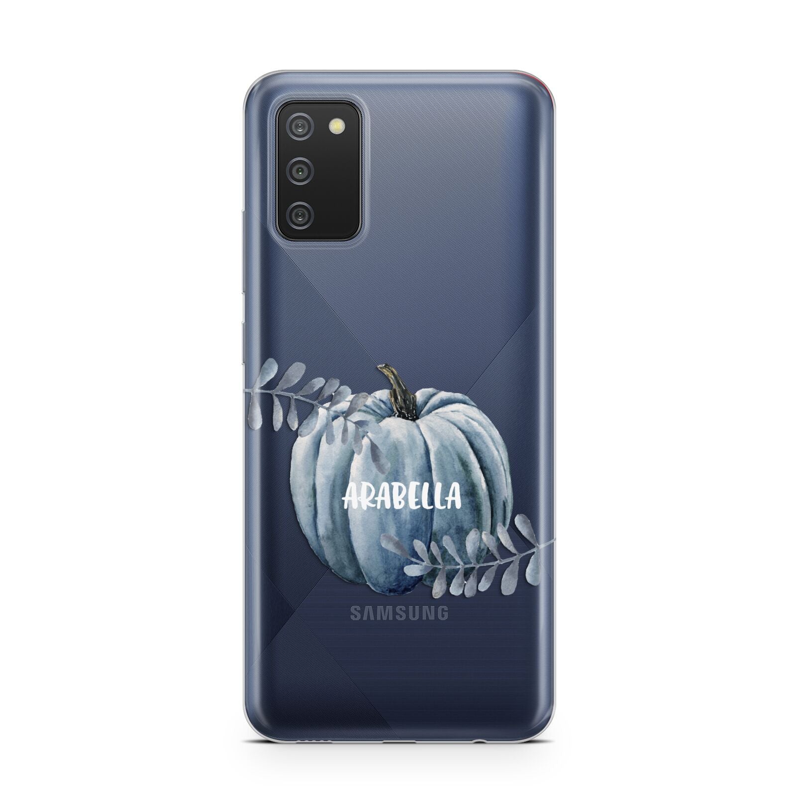 Grey Pumpkin Samsung A02s Case