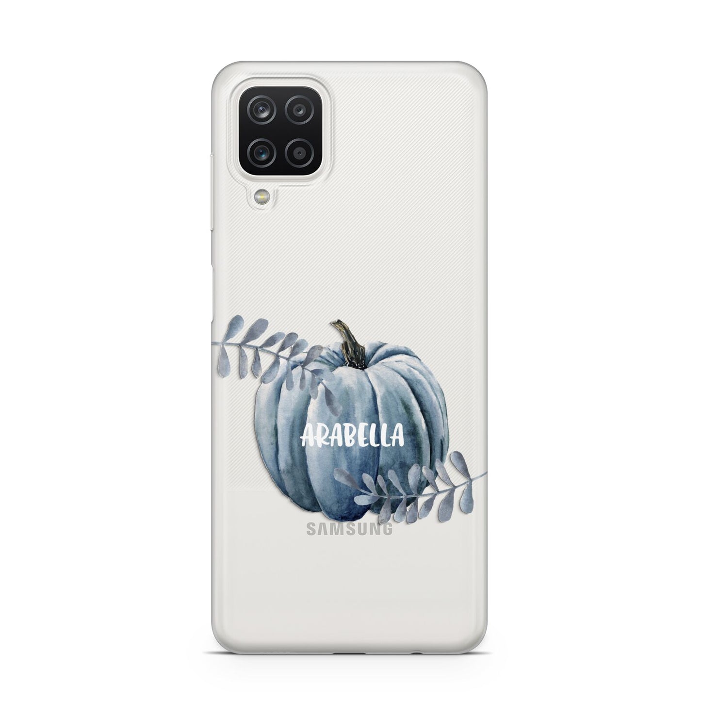 Grey Pumpkin Samsung A12 Case