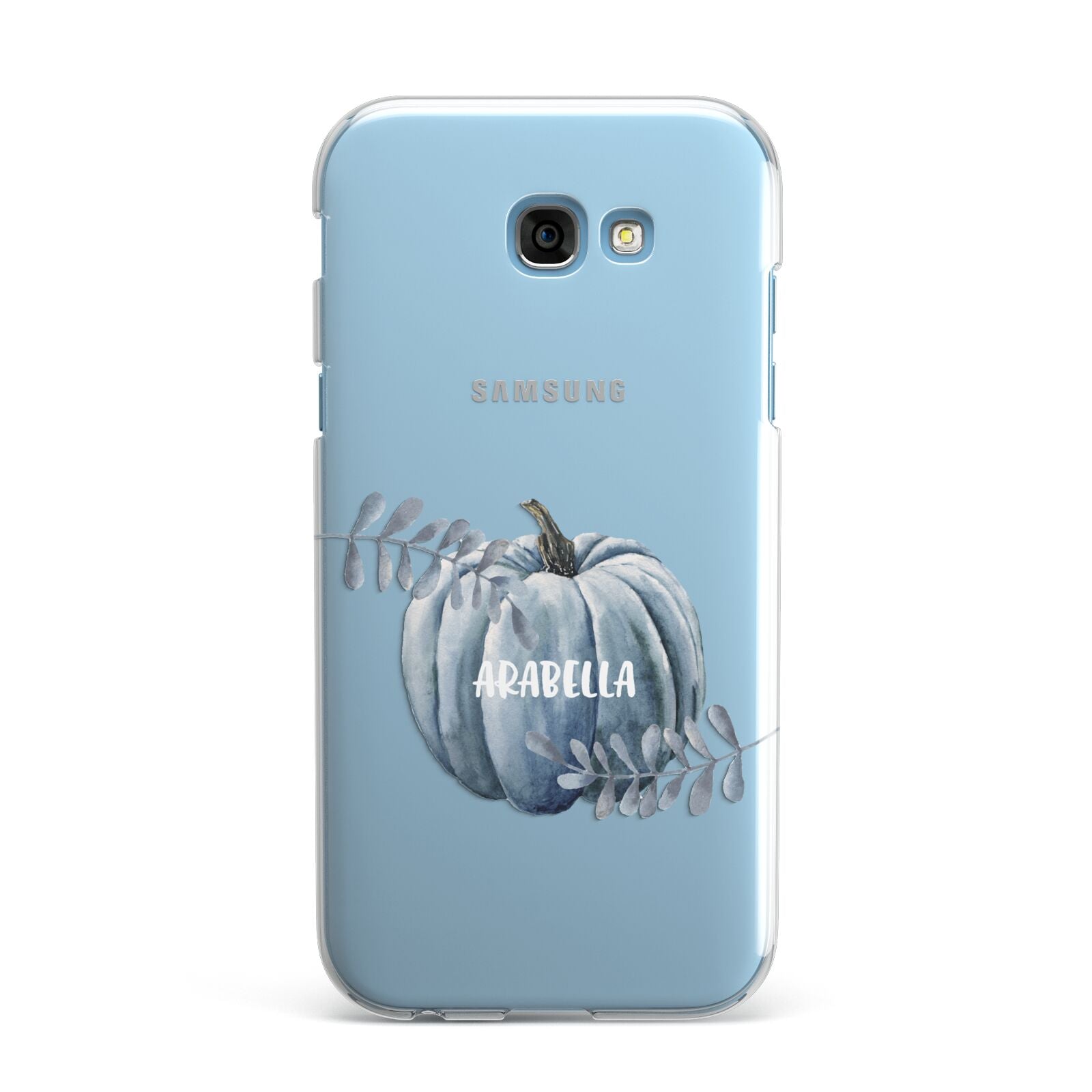 Grey Pumpkin Samsung Galaxy A7 2017 Case